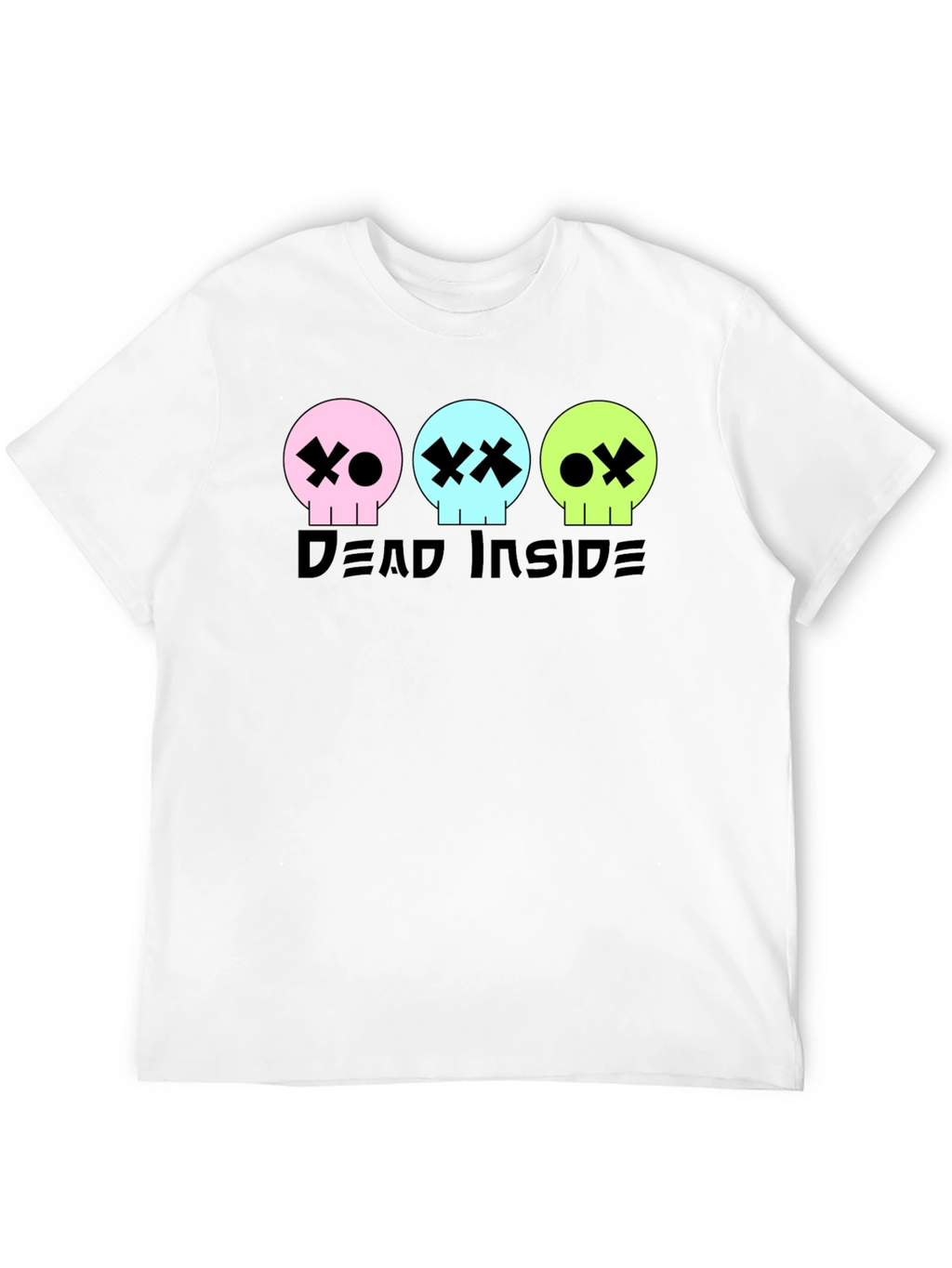 Dead Inside Graphic Tee - Skull T-Shirt