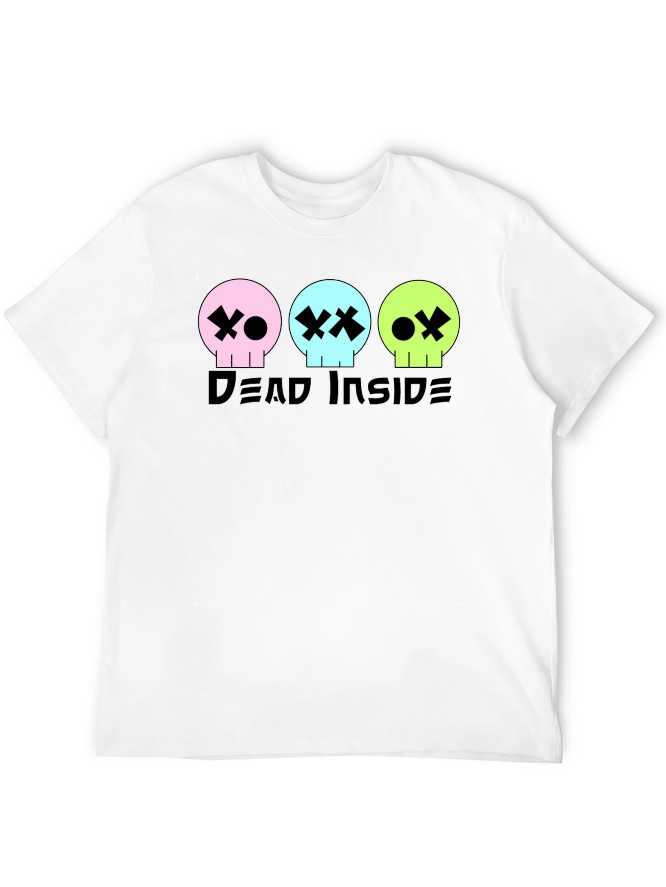 Dead Inside Graphic Tee - Skull T-Shirt