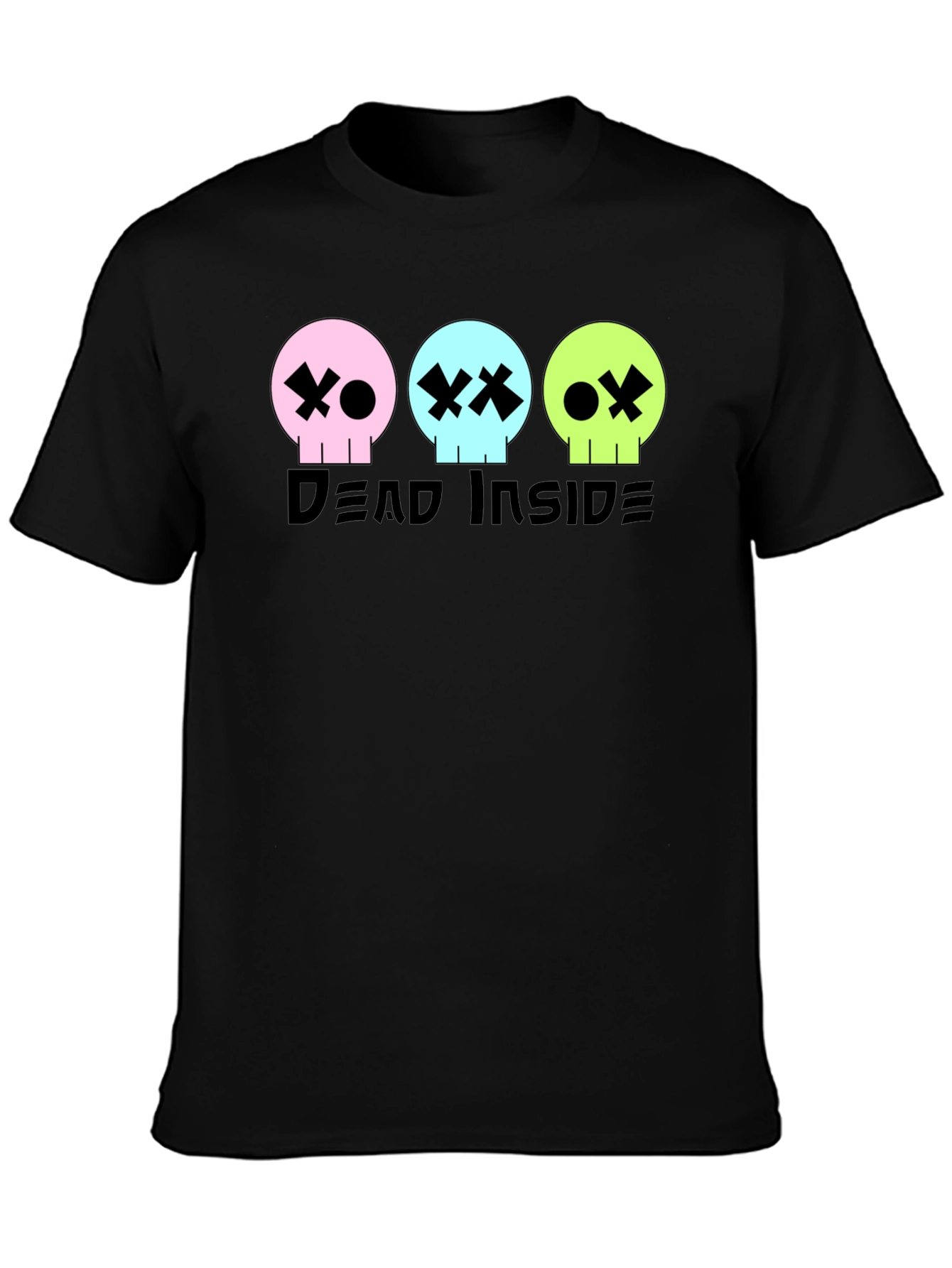 Dead Inside Graphic Tee - Skull T-Shirt