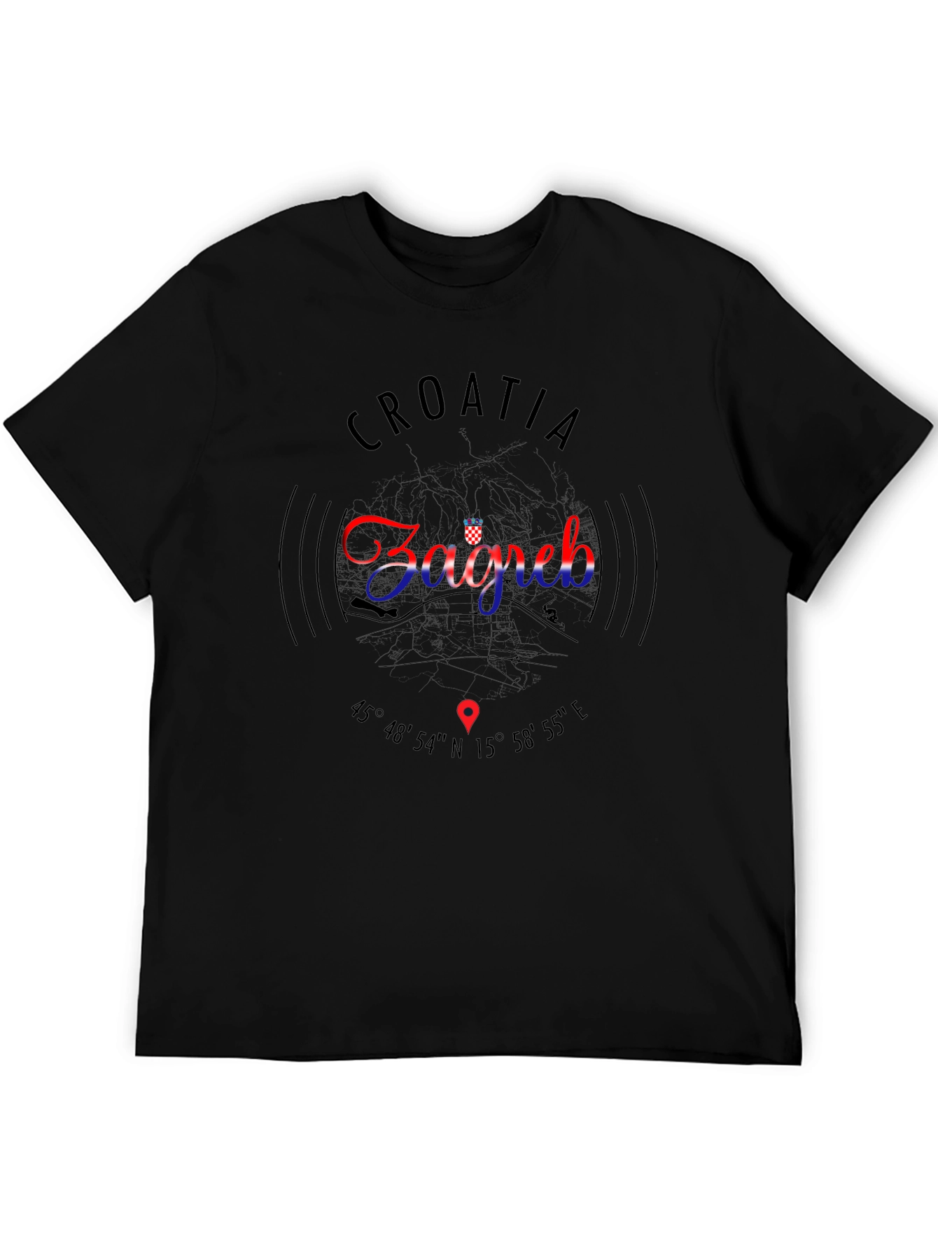 Zagreb Croatia Graphic T-Shirt