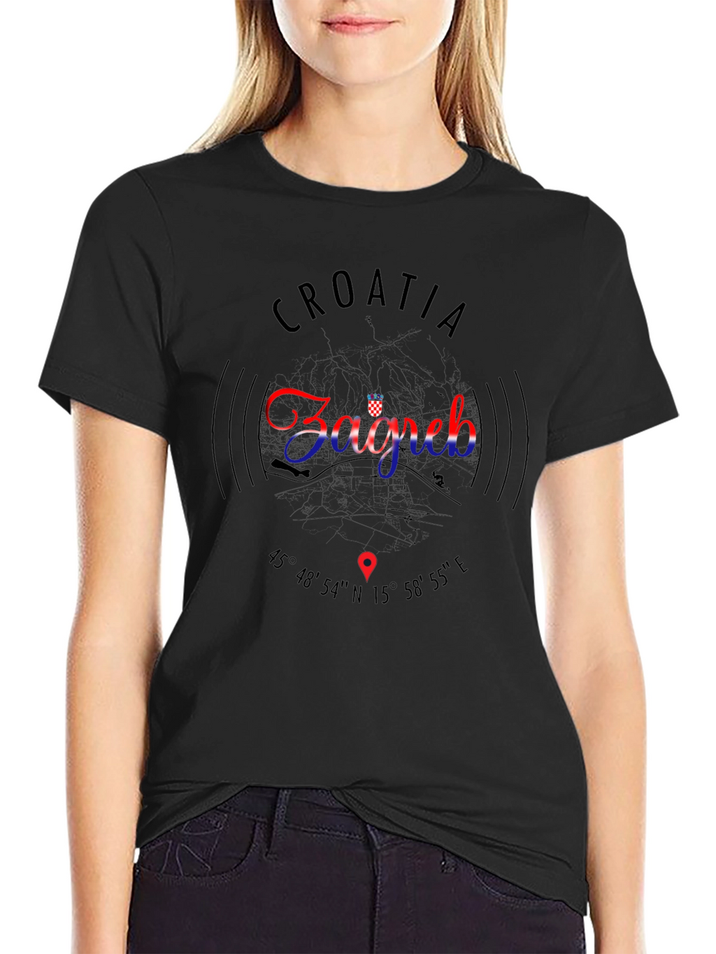 Zagreb Croatia Graphic T-Shirt