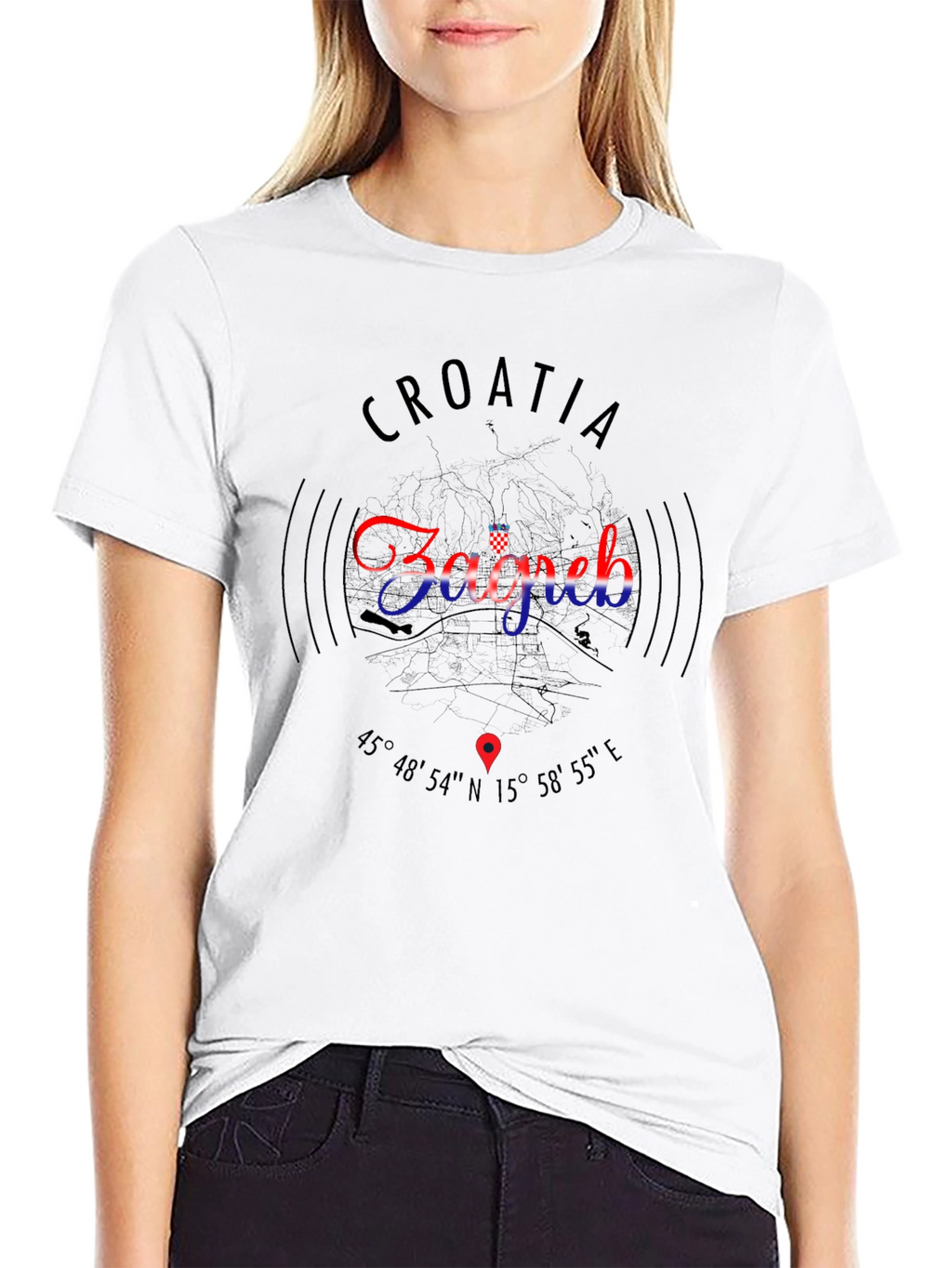 Zagreb Croatia Graphic T-Shirt