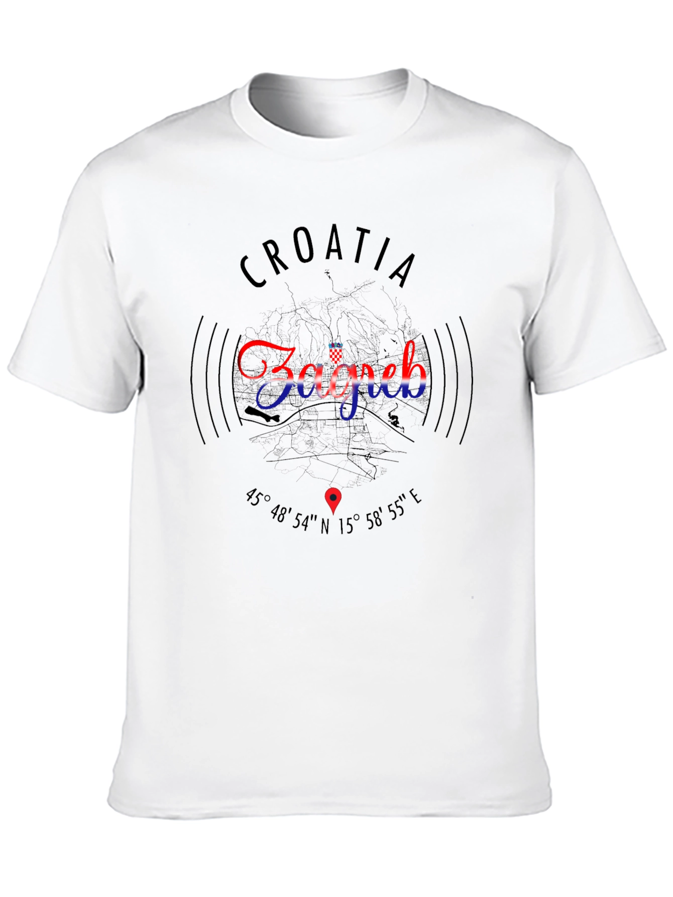Zagreb Croatia Graphic T-Shirt