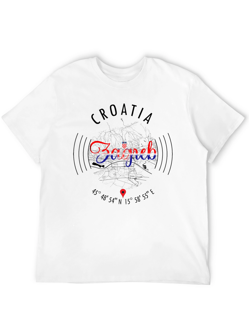 Zagreb Croatia Graphic T-Shirt