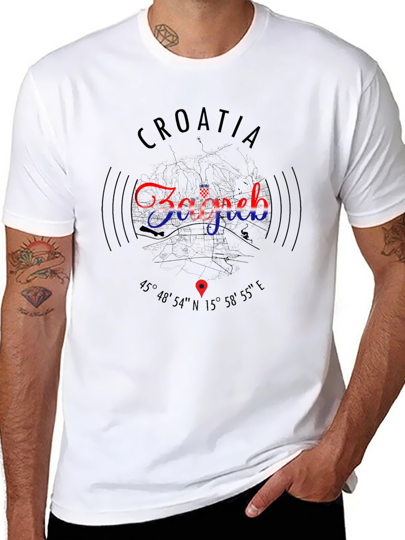 Zagreb Croatia Graphic T-Shirt