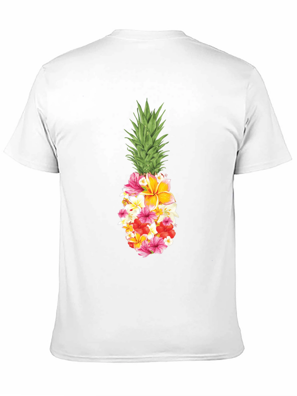 Floral Pineapple Graphic T-Shirt
