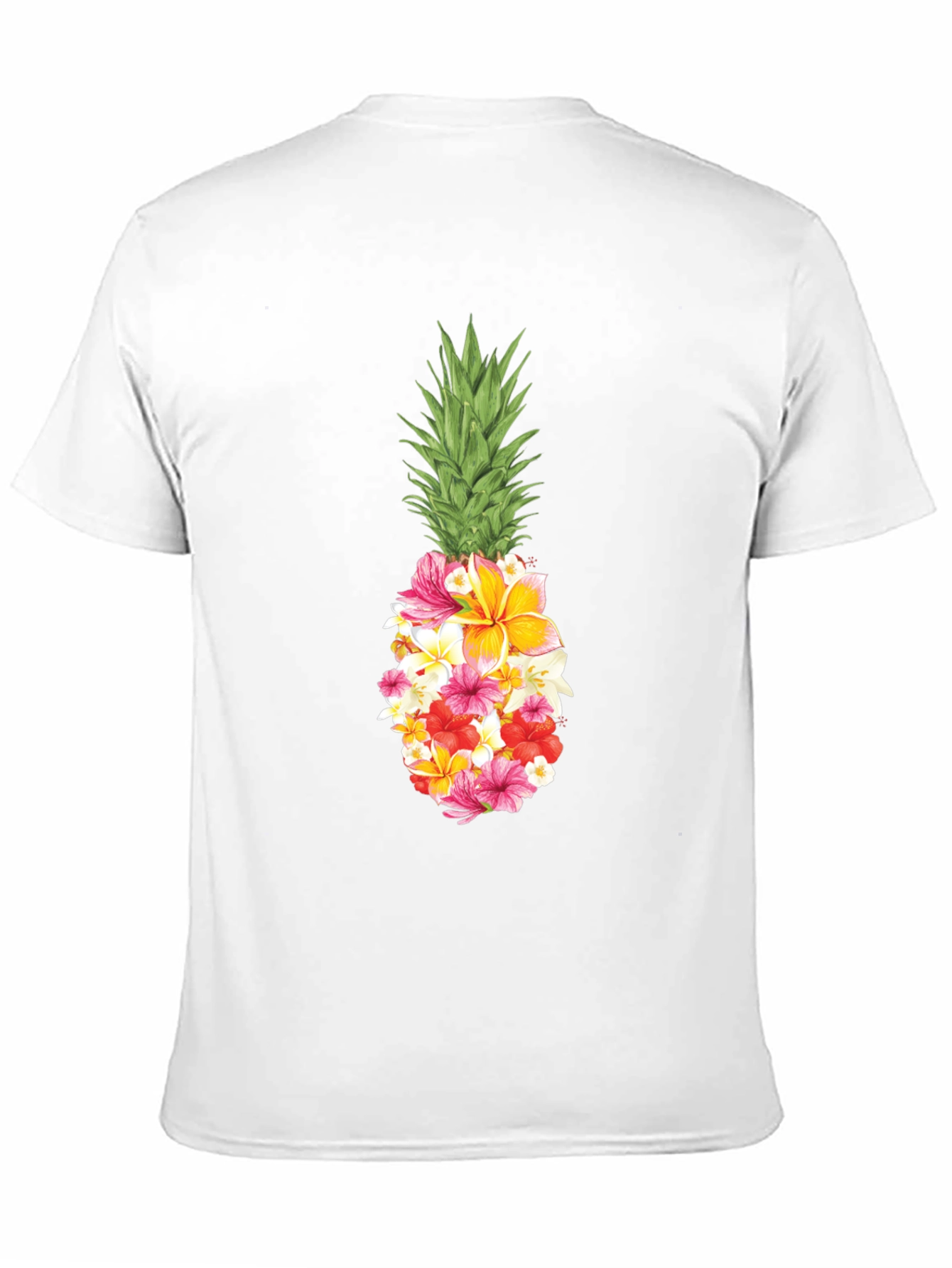Floral Pineapple Graphic T-Shirt