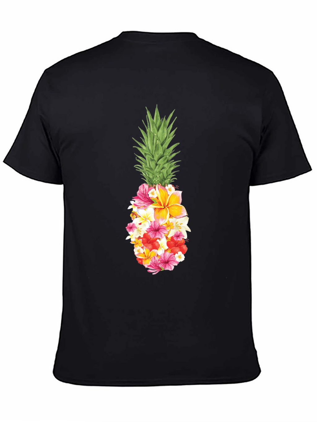 Floral Pineapple Graphic T-Shirt