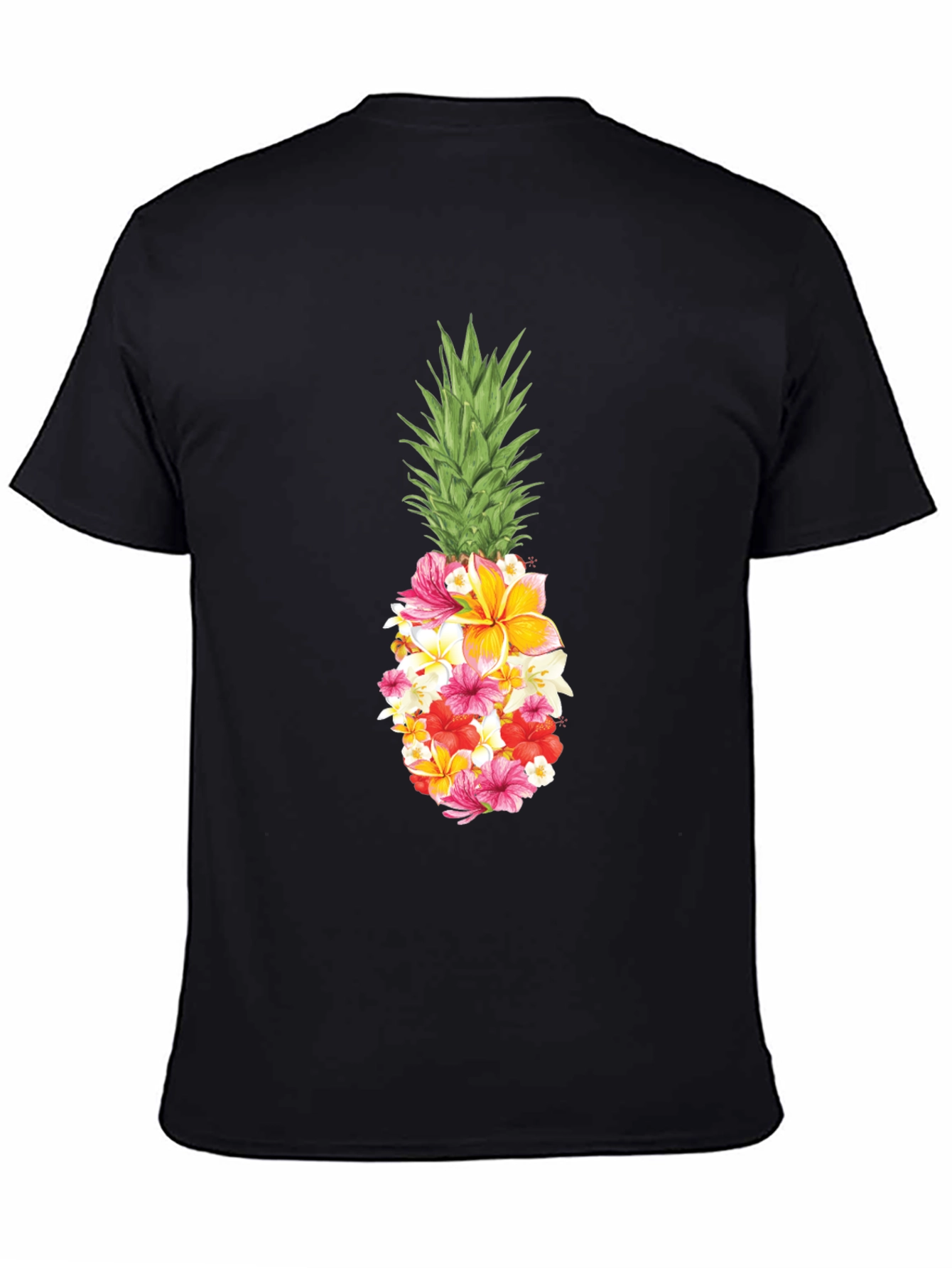 Floral Pineapple Graphic T-Shirt