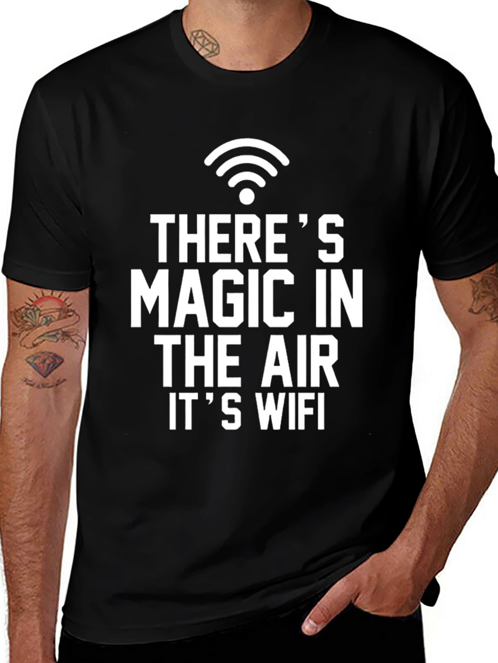 Theres Magic in the Air its WiFi T-Shirt