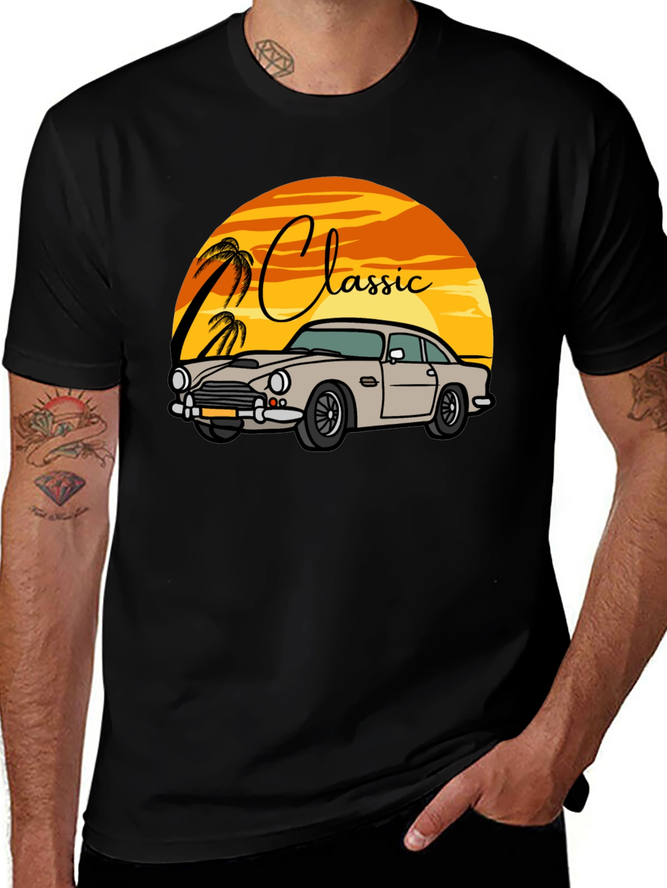 Classic Car T-Shirt - Vintage Style Graphic Tee