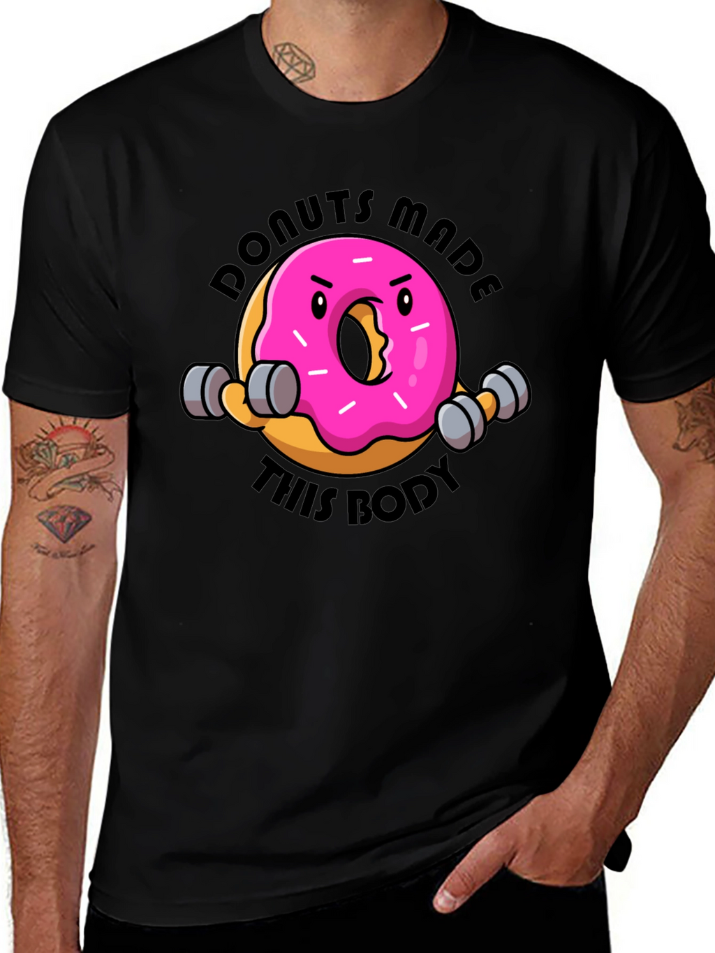 Donuts Made This Body Graphic T-Shirt