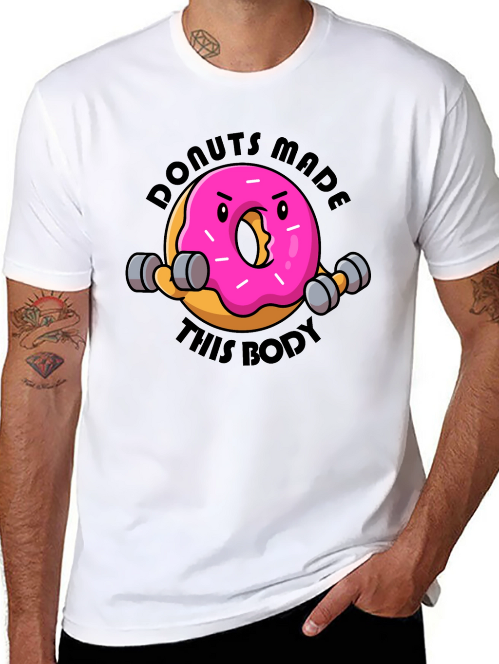 Donuts Made This Body Graphic T-Shirt