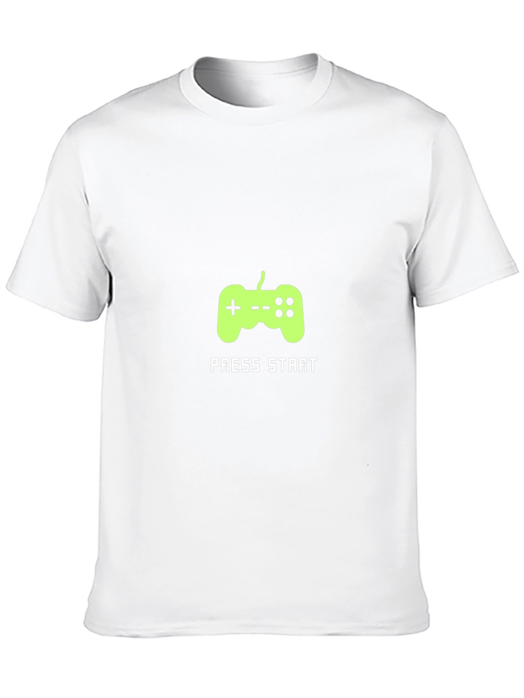 Gamer Tee: Press Start Black T-Shirt