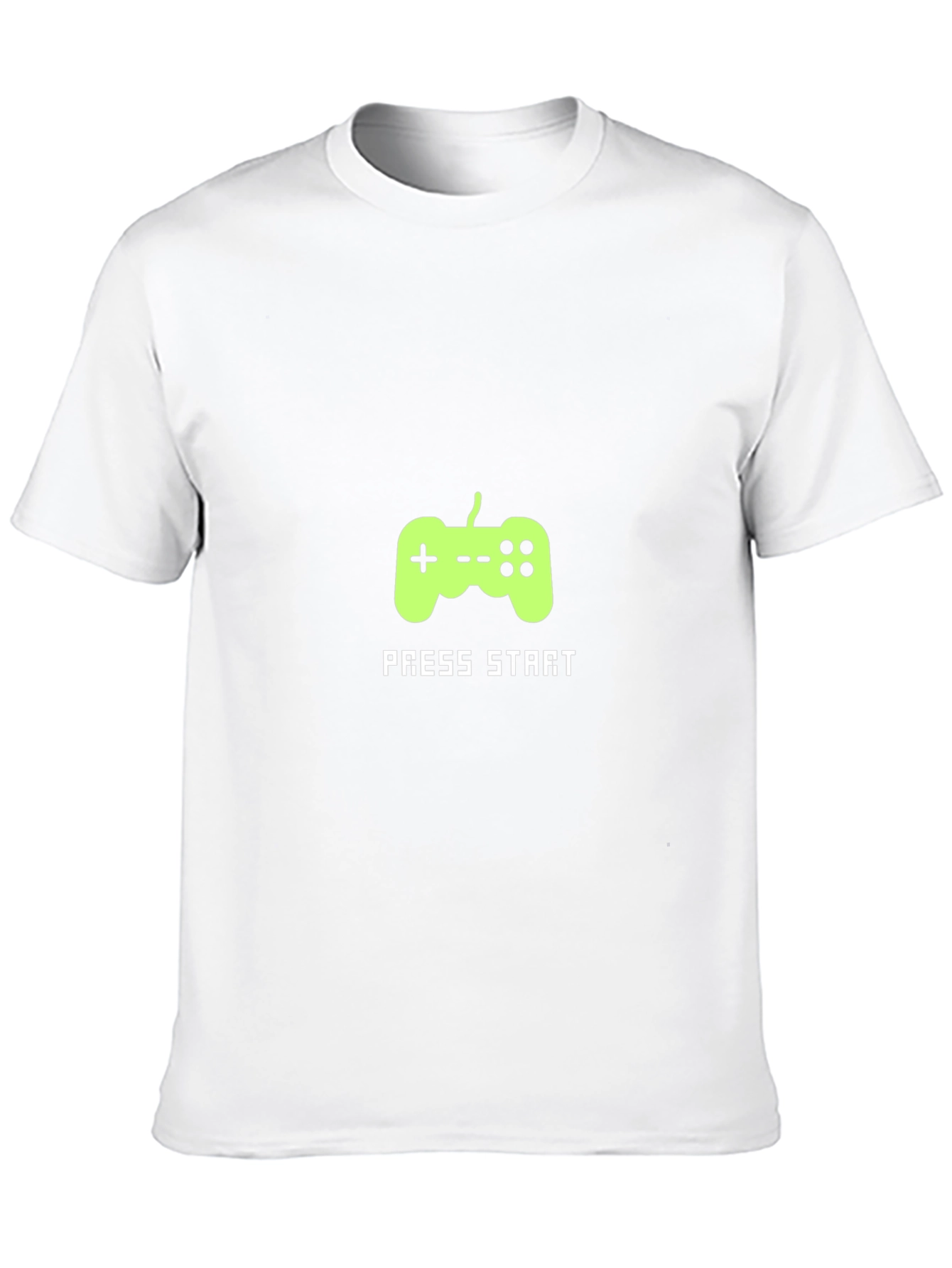Gamer Tee: Press Start Black T-Shirt