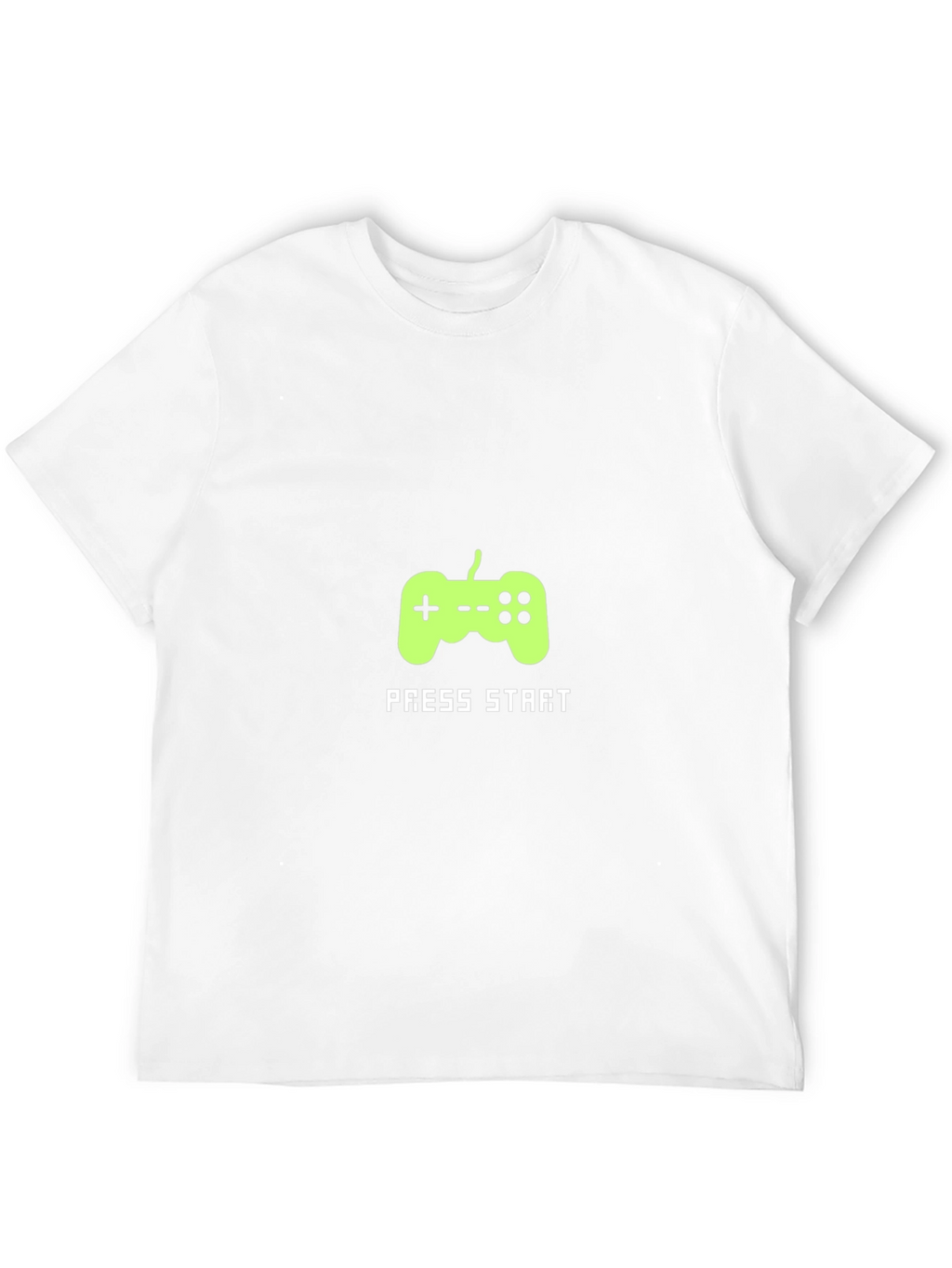 Gamer Tee: Press Start Black T-Shirt