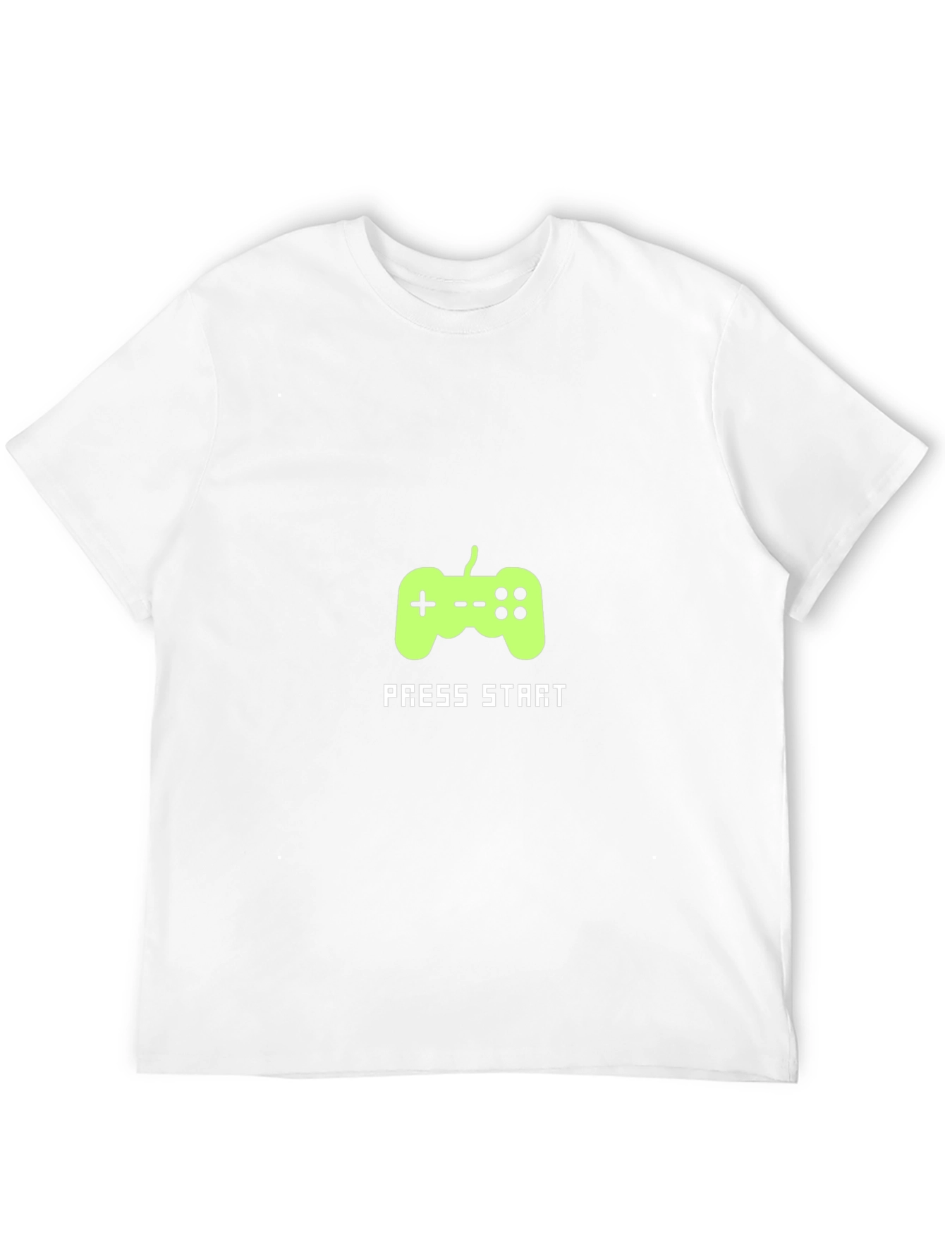 Gamer Tee: Press Start Black T-Shirt