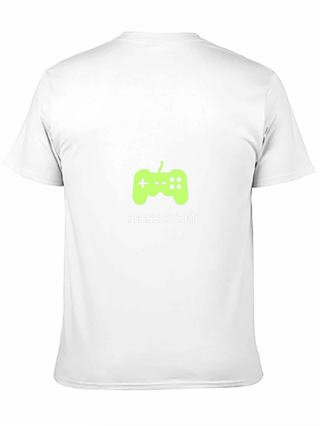 Gamer Tee: Press Start Black T-Shirt