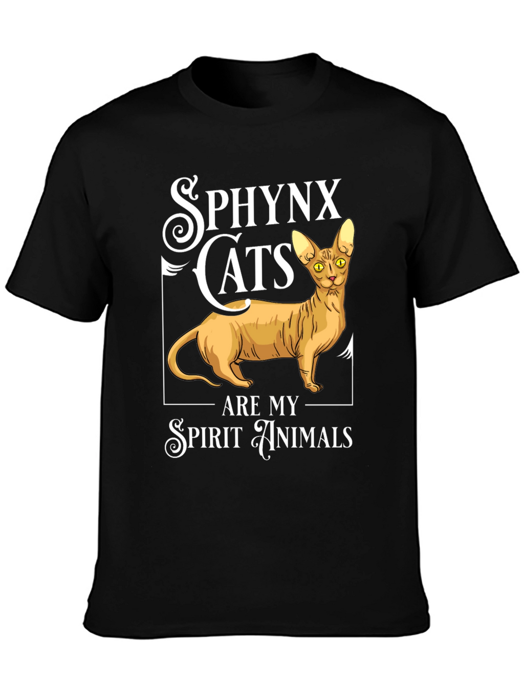 Sphynx Cat Spirit Animal Graphic Tee
