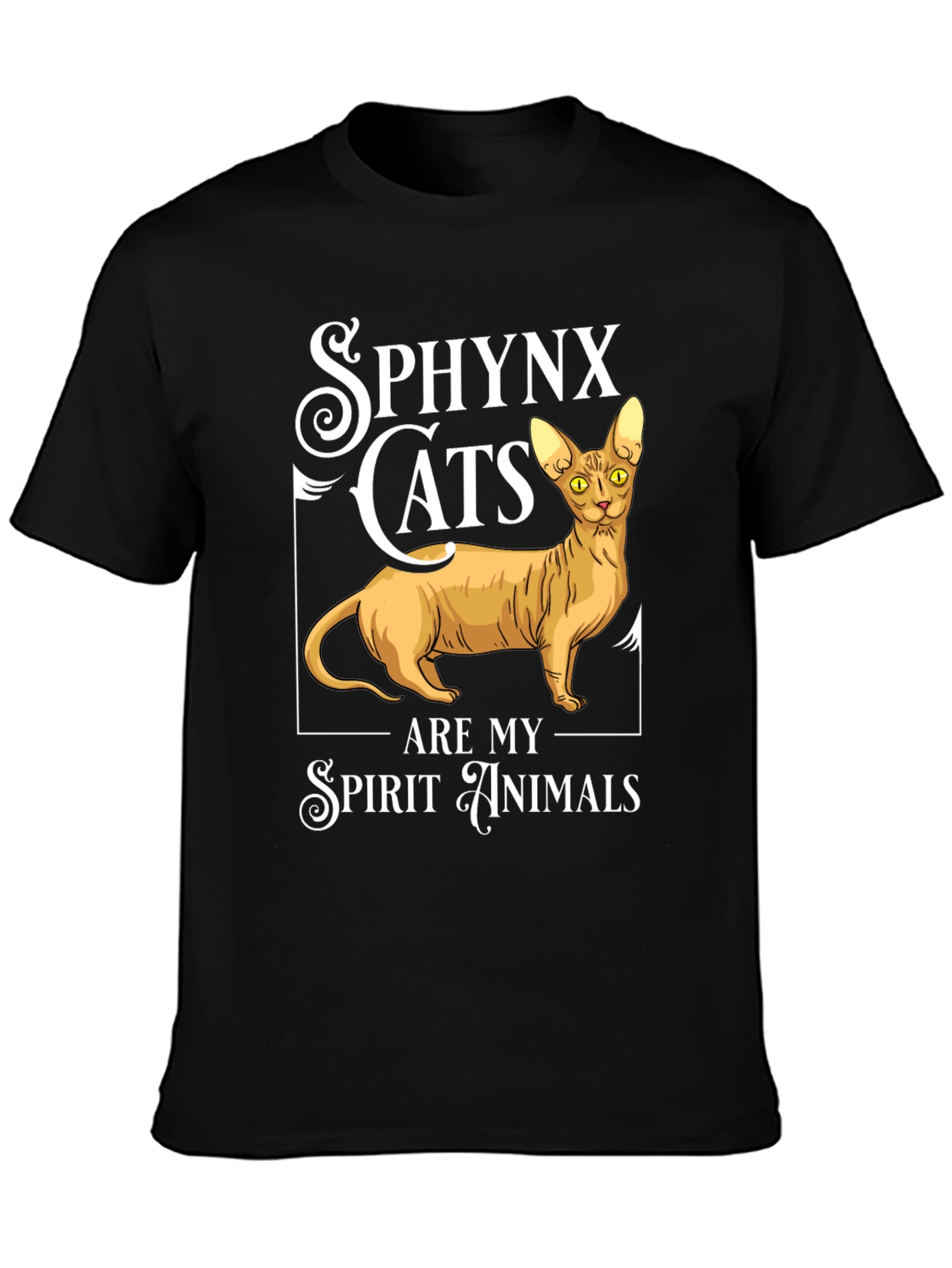 Sphynx Cat Spirit Animal Graphic Tee