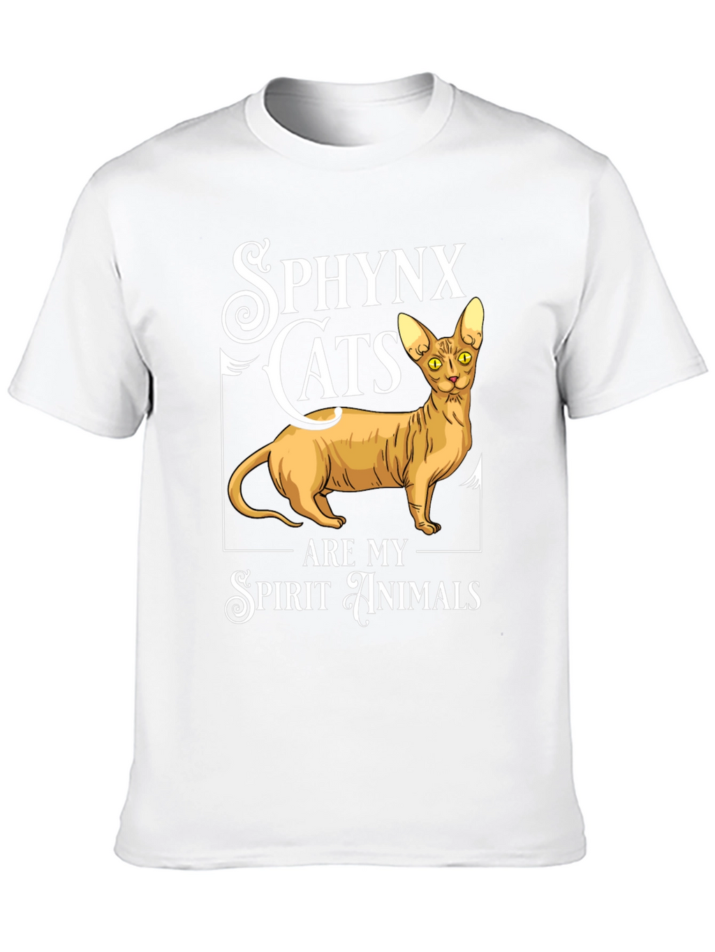 Sphynx Cat Spirit Animal Graphic Tee
