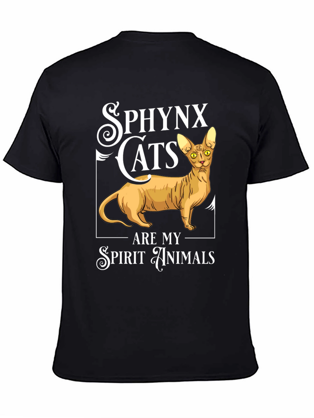 Sphynx Cat Spirit Animal Graphic Tee