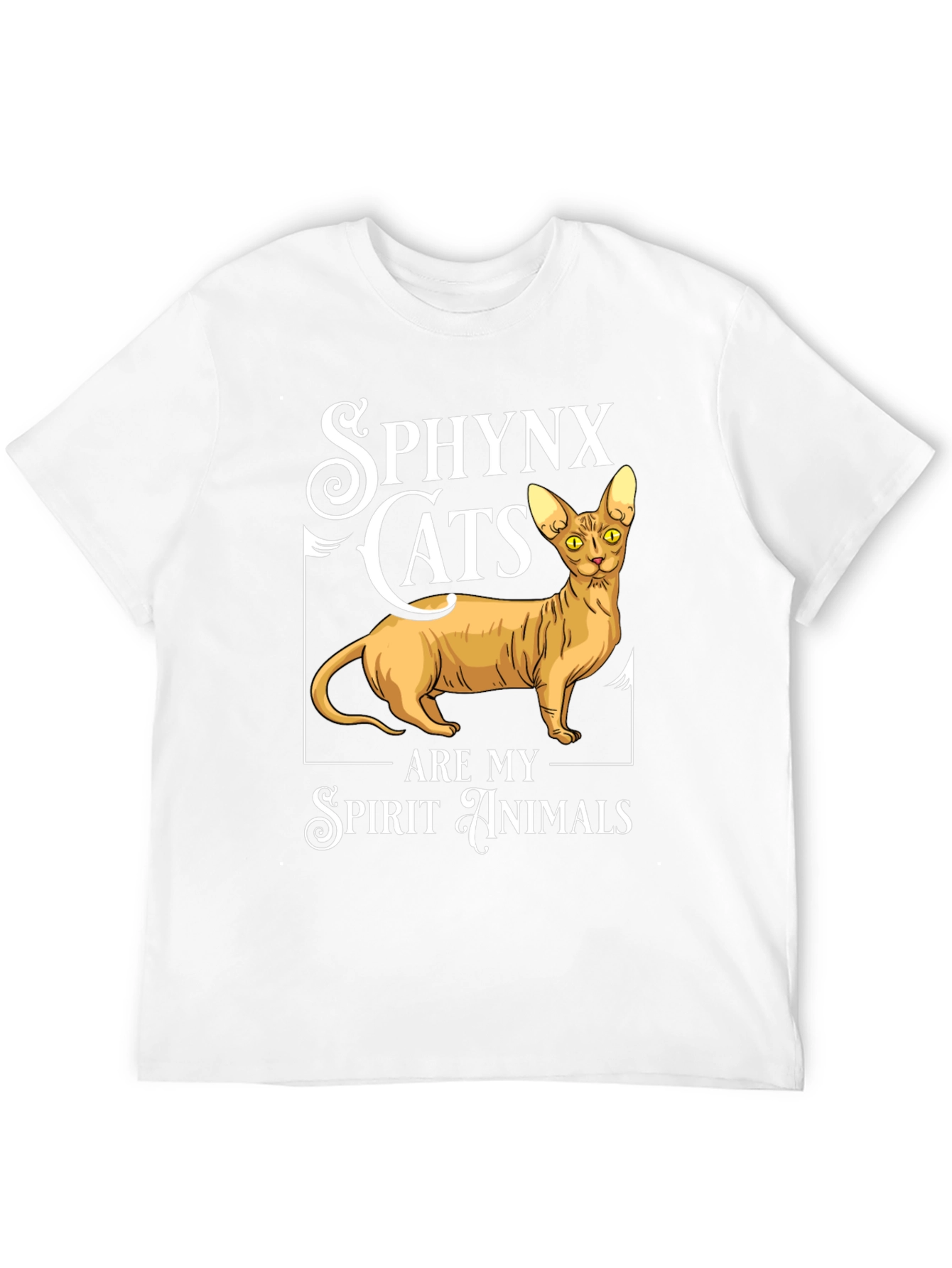 Sphynx Cat Spirit Animal Graphic Tee