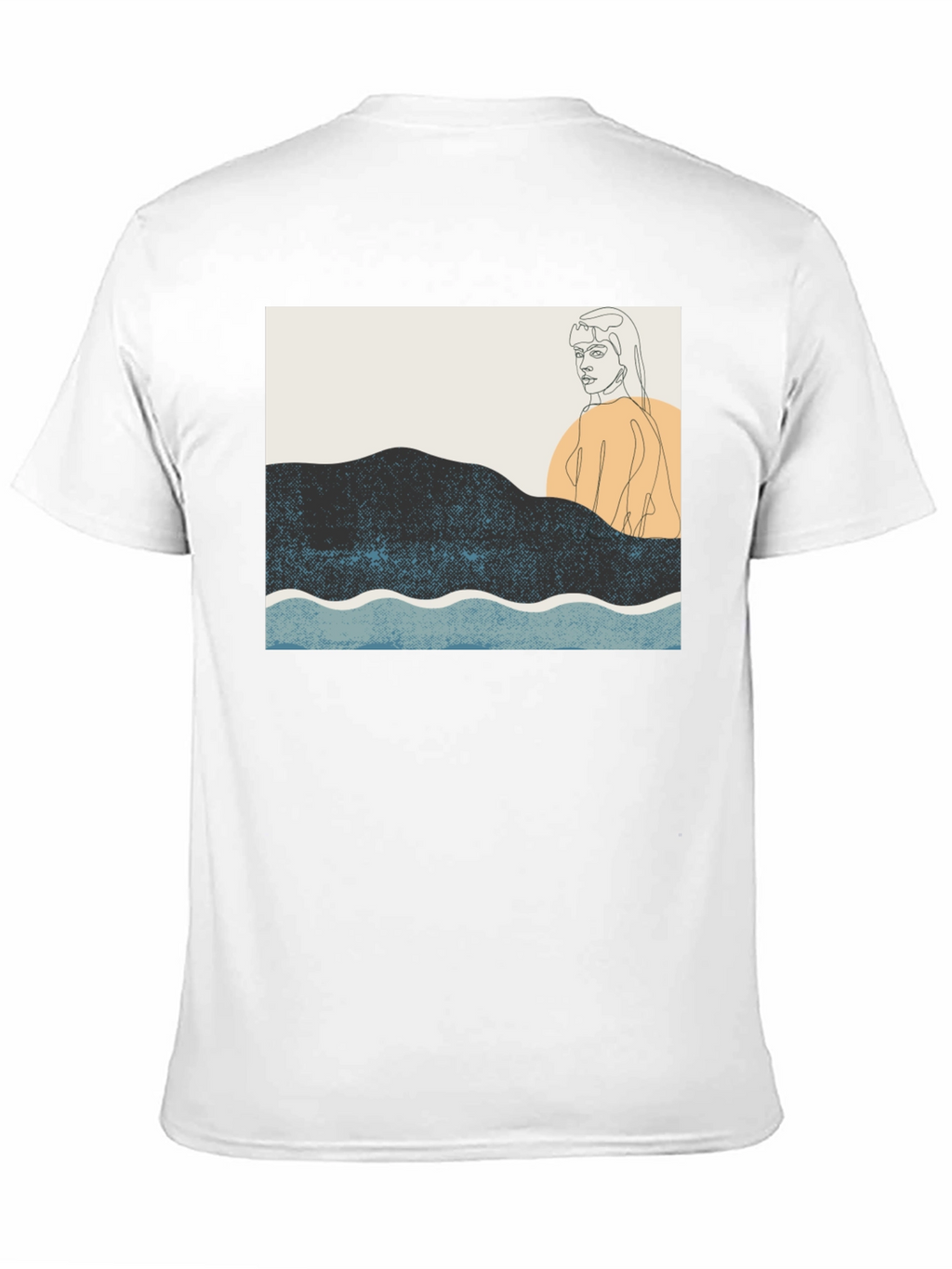 Abstract Line Art Graphic Tee