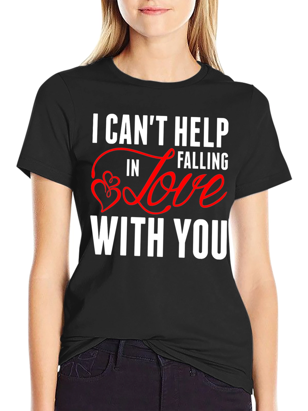 I Cant Help Falling In Love Valentines Day T-Shirt