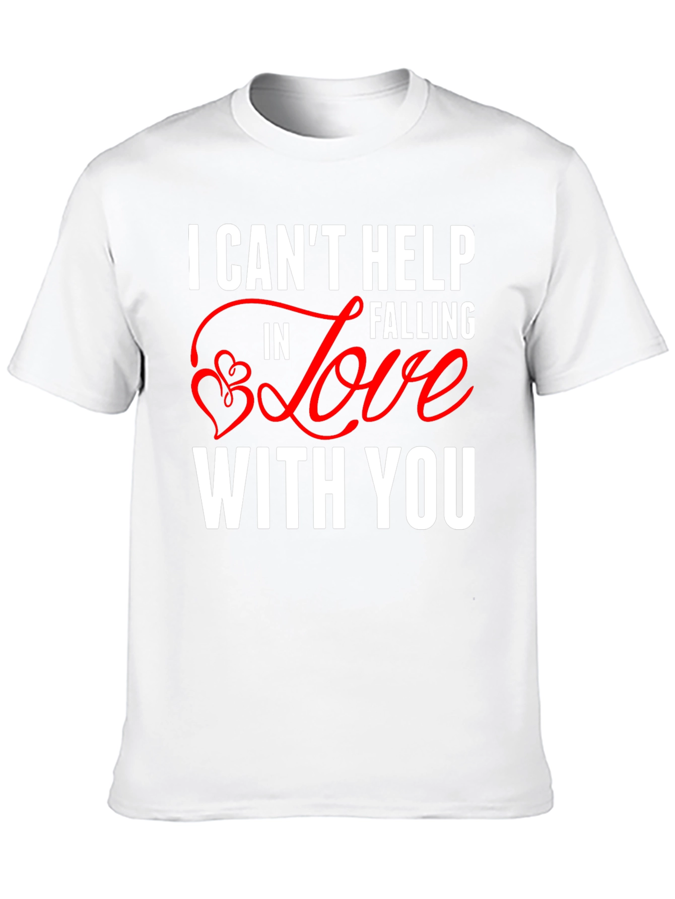 I Cant Help Falling In Love Valentines Day T-Shirt