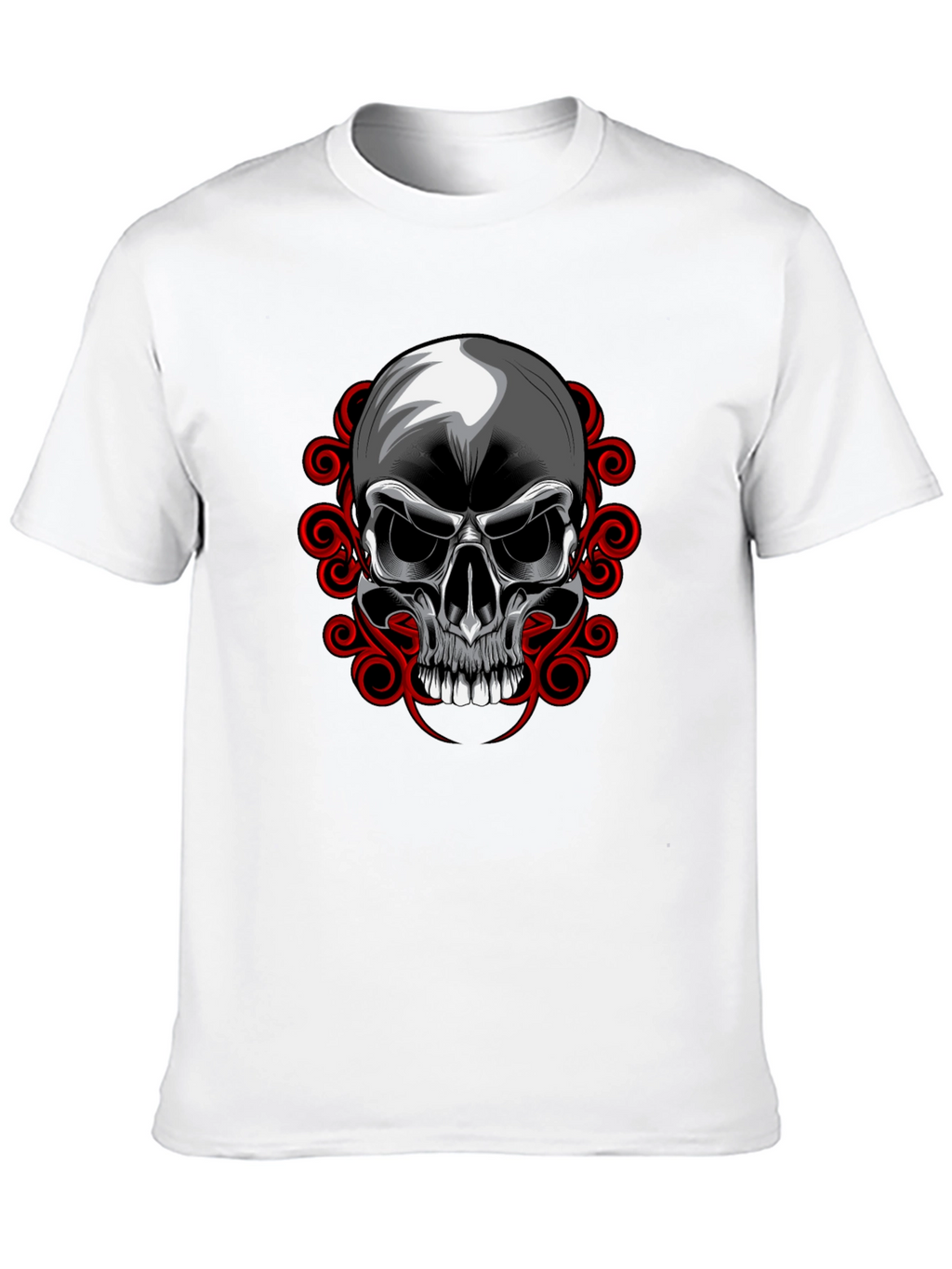 Skull Graphic T-Shirt - Edgy Design
