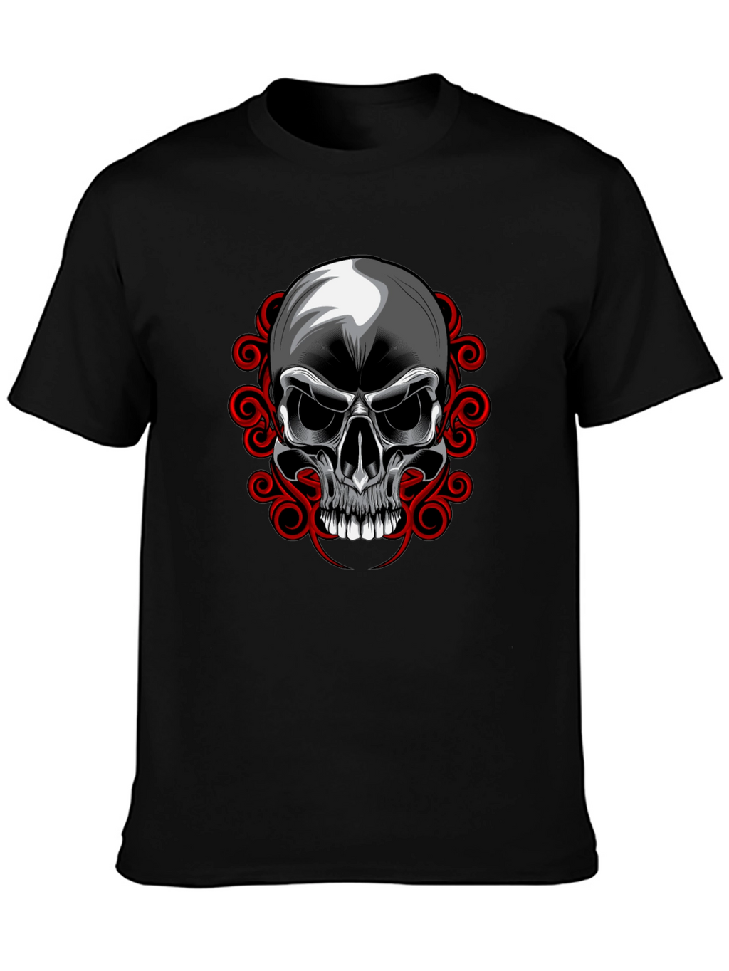 Skull Graphic T-Shirt - Edgy Design