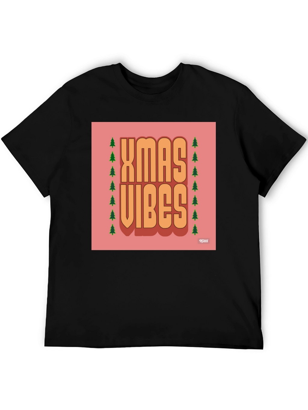 Xmas Vibes Graphic Tee - Holiday Season