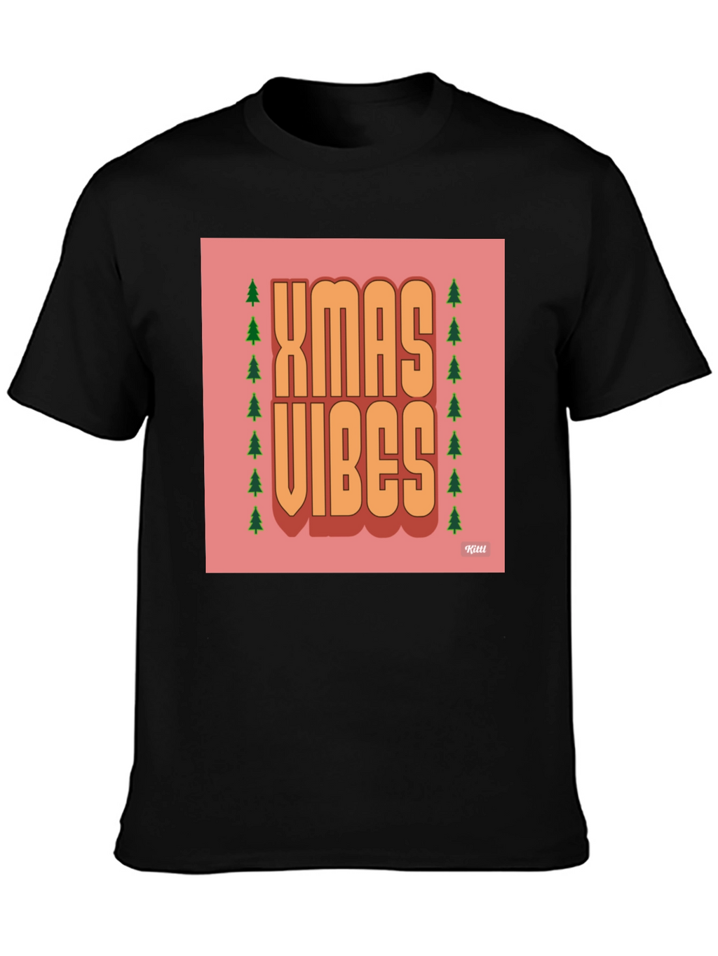 Xmas Vibes Graphic Tee - Holiday Season
