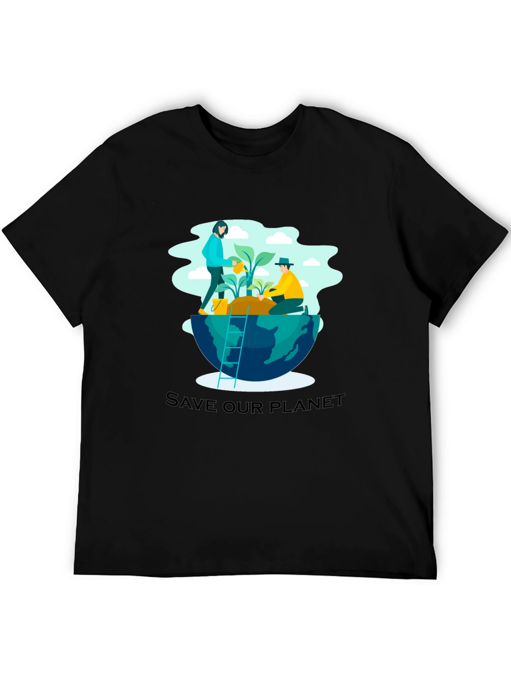 Eco-Friendly Save Our Planet Graphic T-Shirt