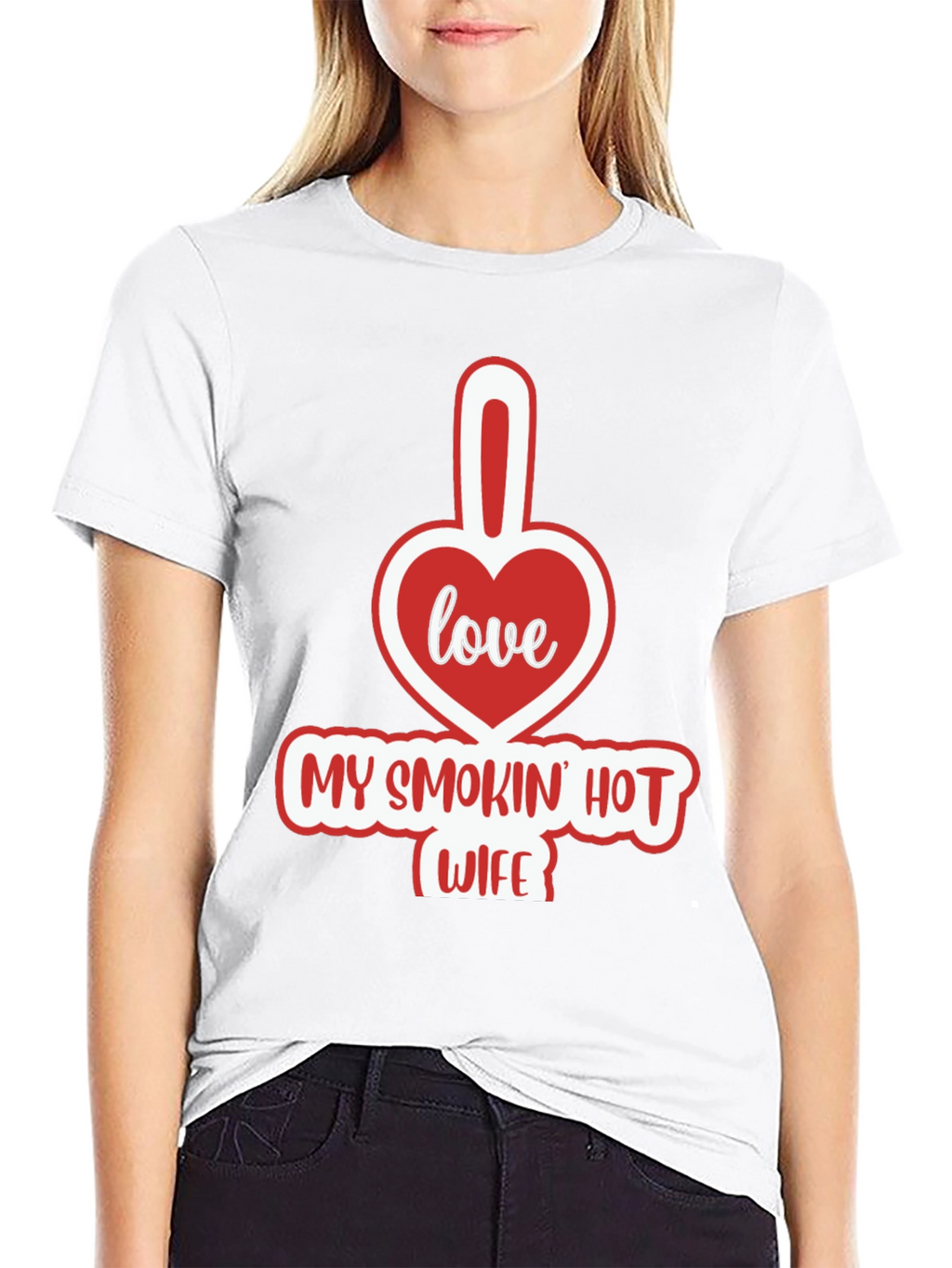 Funny My Smokin Hot Wife Graphic T-Shirt