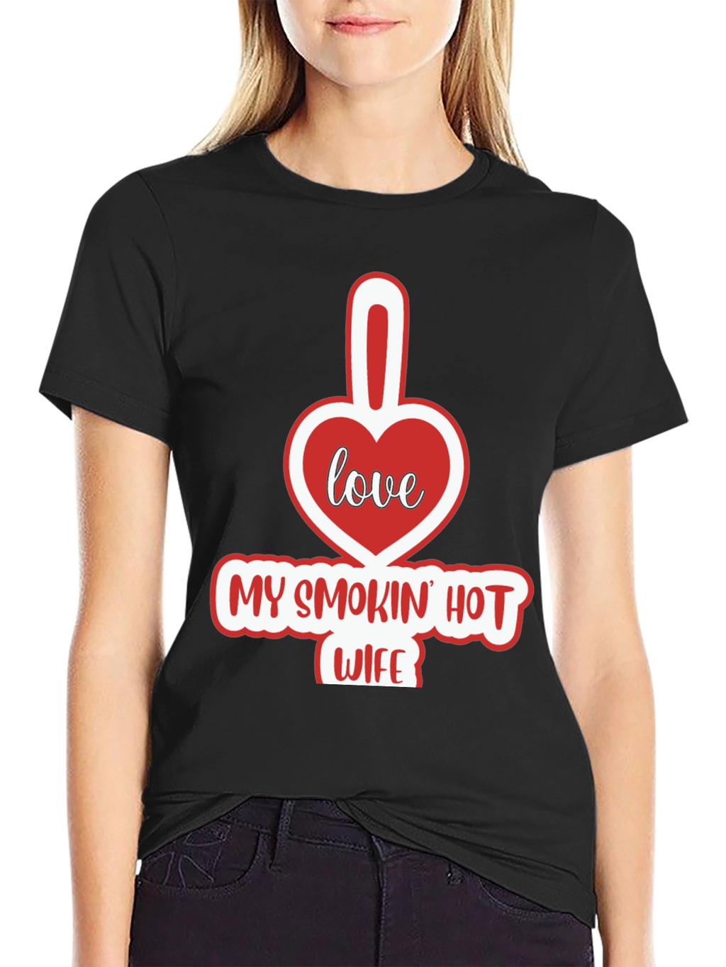 Funny My Smokin Hot Wife Graphic T-Shirt