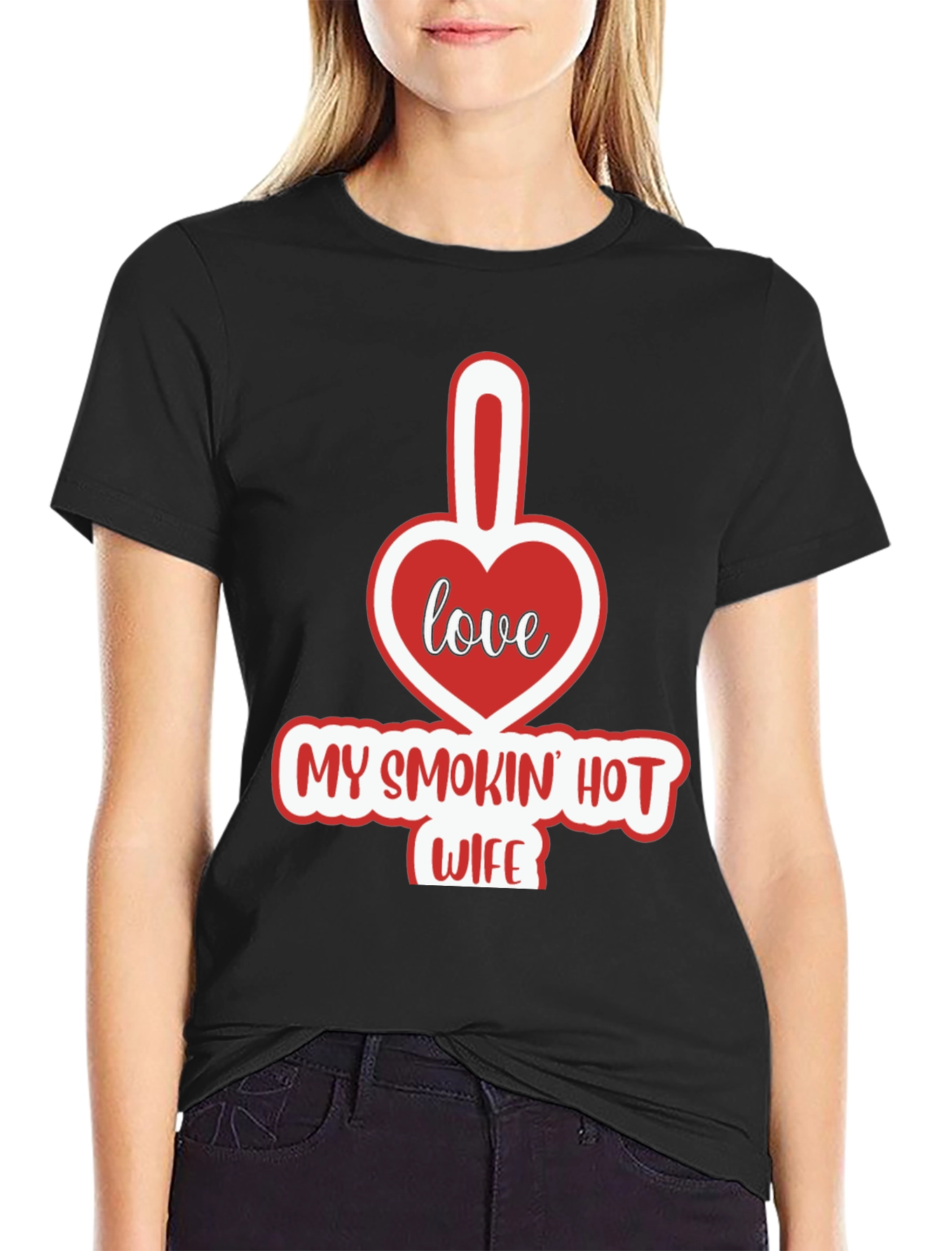 Funny My Smokin Hot Wife Graphic T-Shirt
