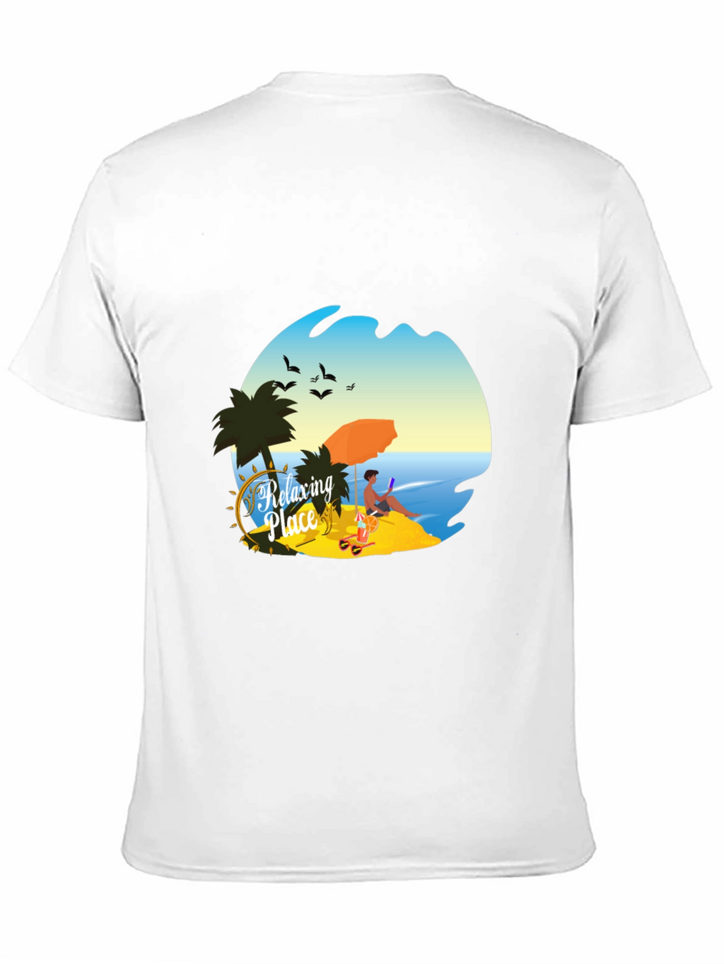 Relaxing Place Graphic T-Shirt - Beach Vibes