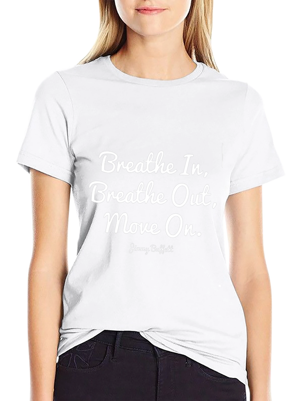 Breathe In Breathe Out Move On Black T-Shirt