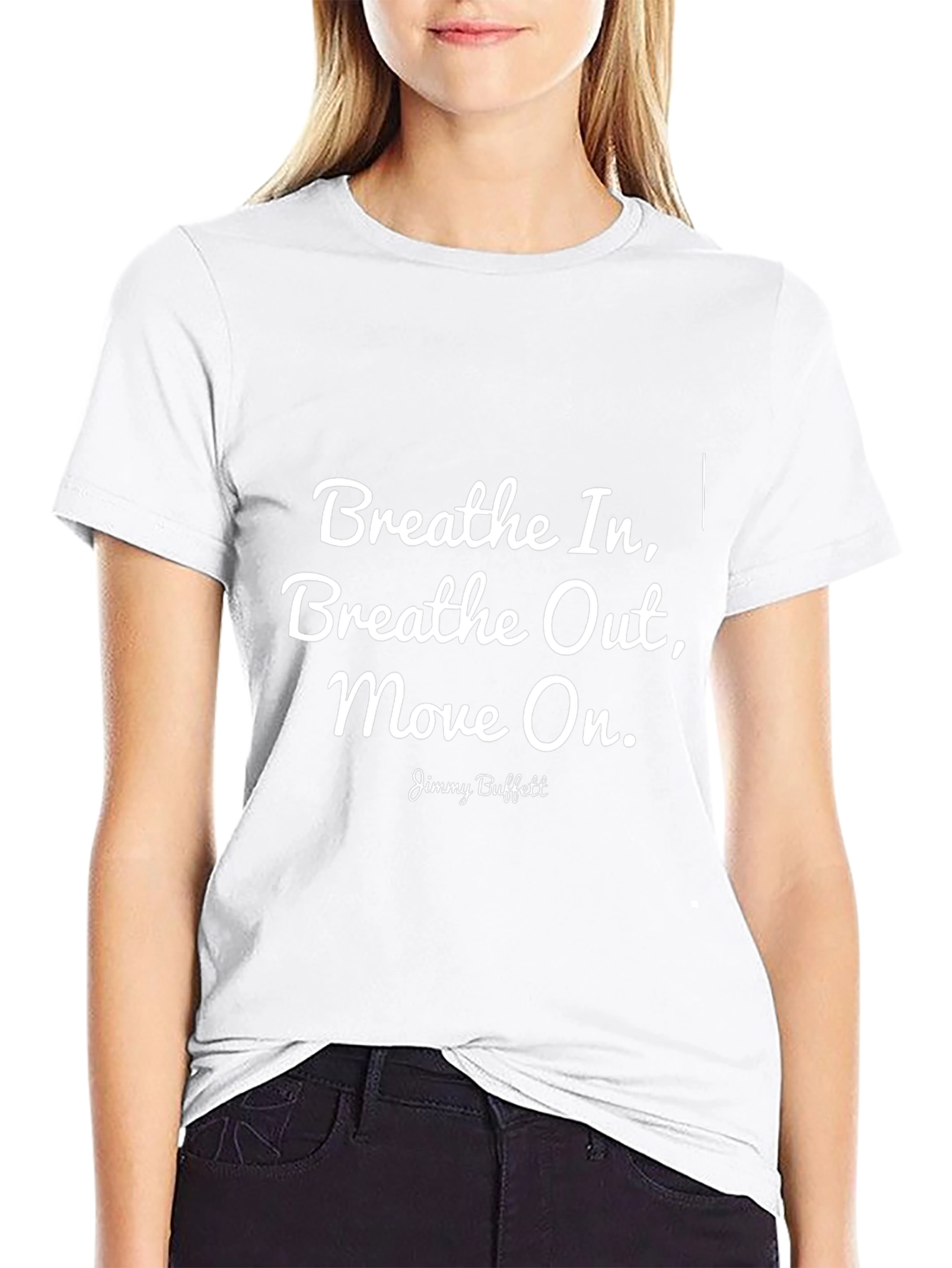 Breathe In Breathe Out Move On Black T-Shirt