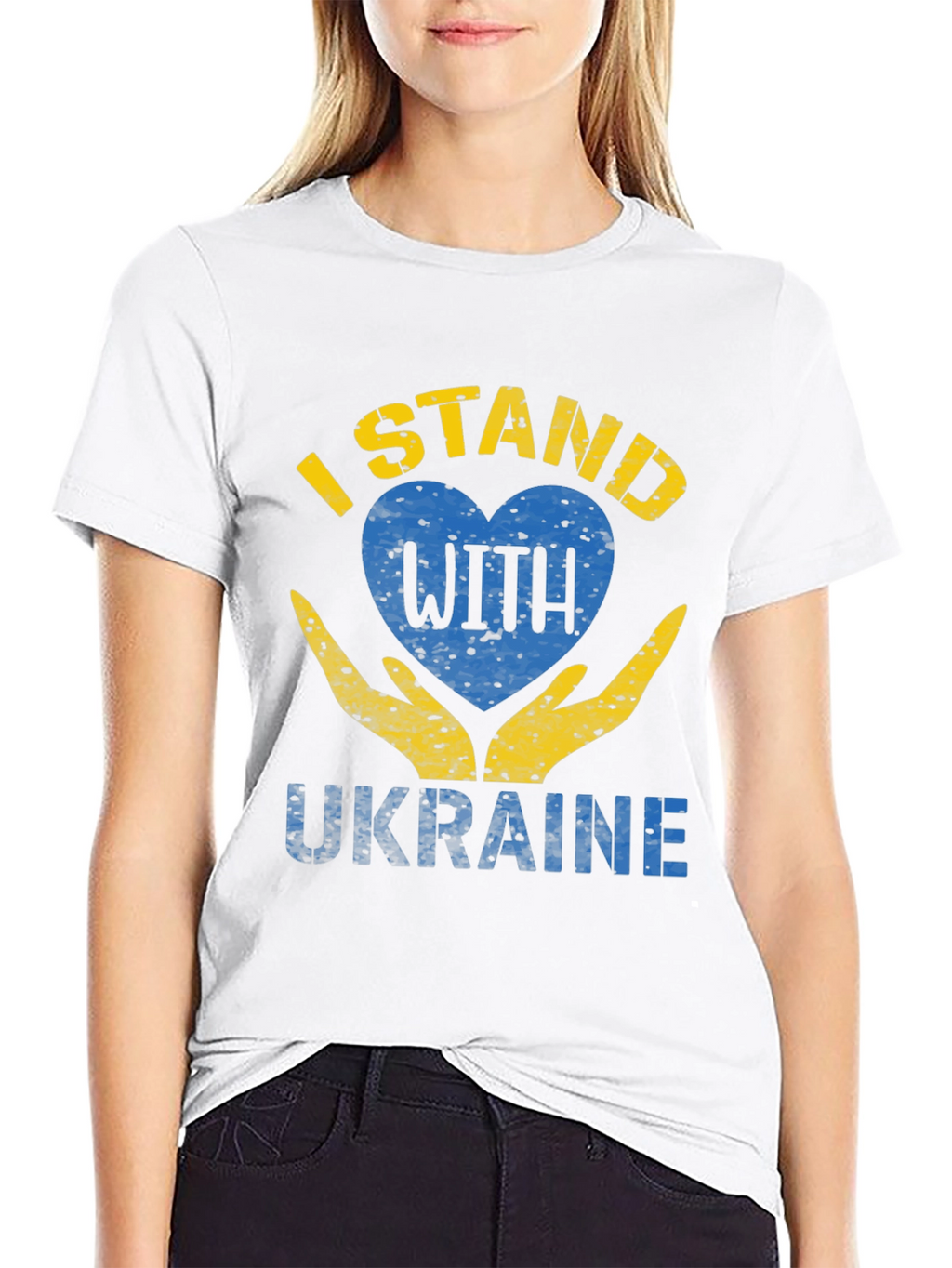 Ukraine Solidarity T-Shirt - I Stand With Ukraine