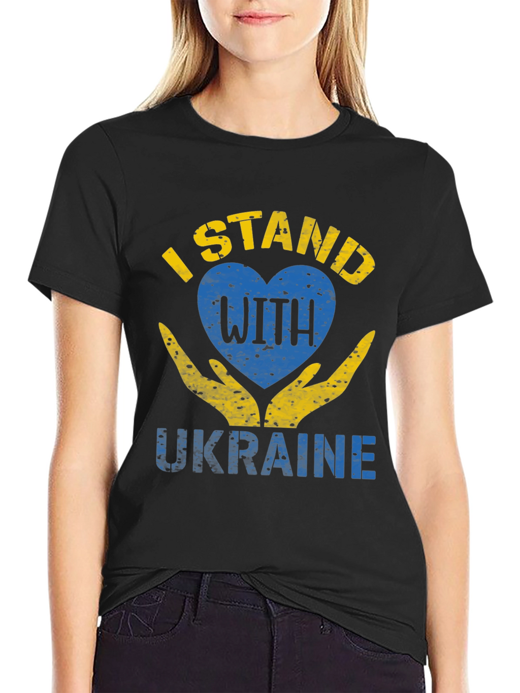 Ukraine Solidarity T-Shirt - I Stand With Ukraine