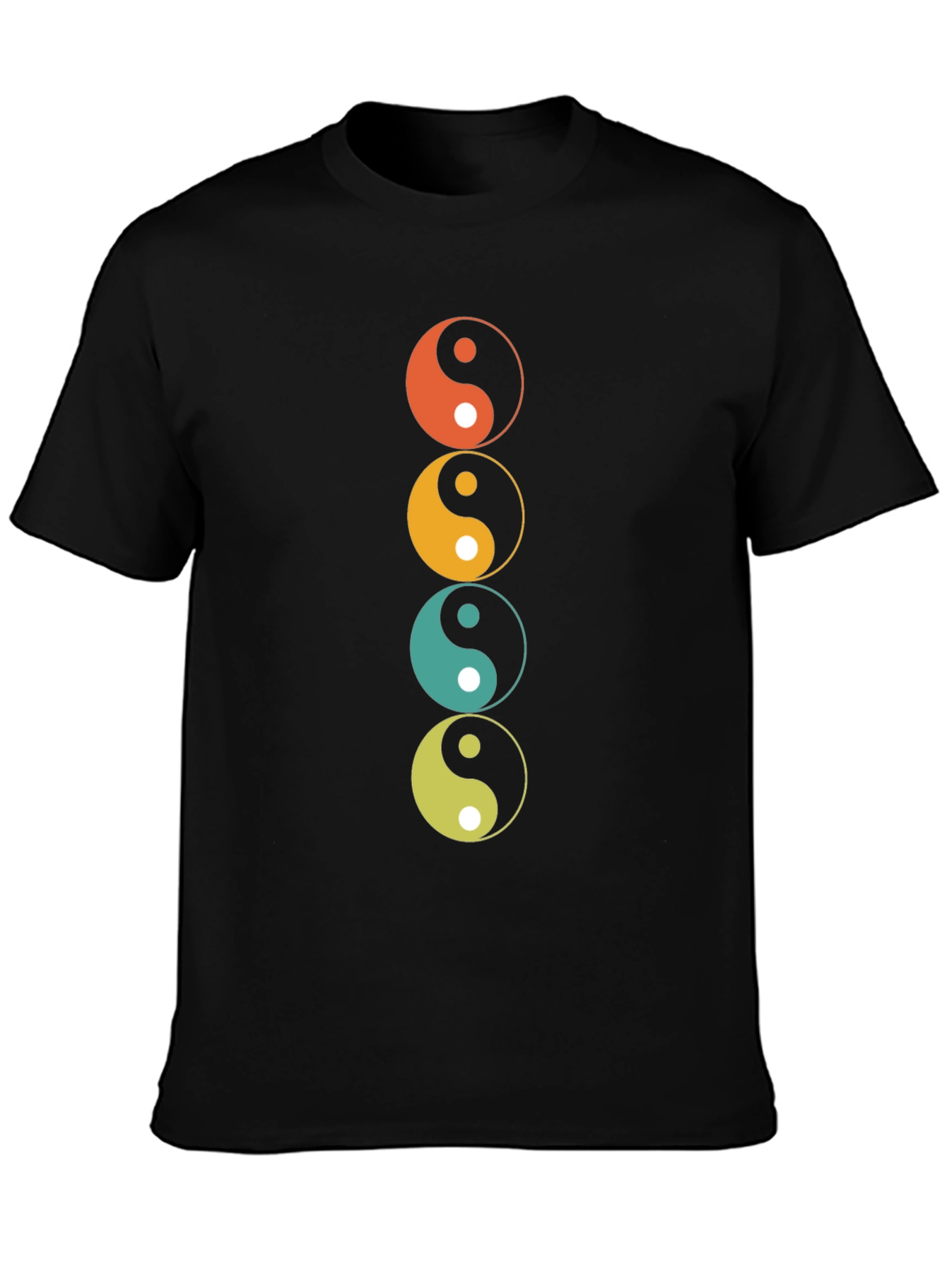 Yin Yang T-Shirt Retro Style