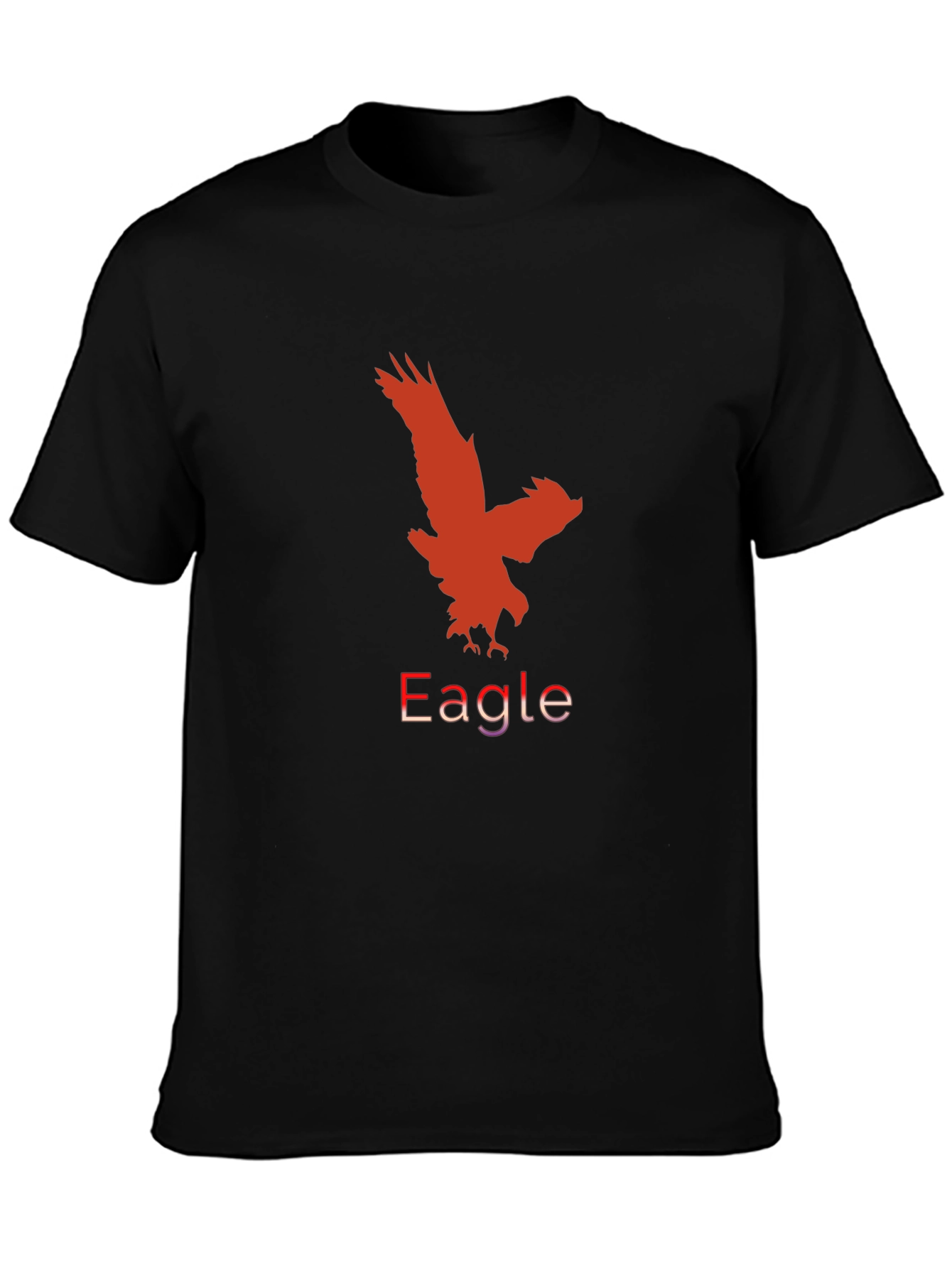 Black Eagle Graphic Tee for Men