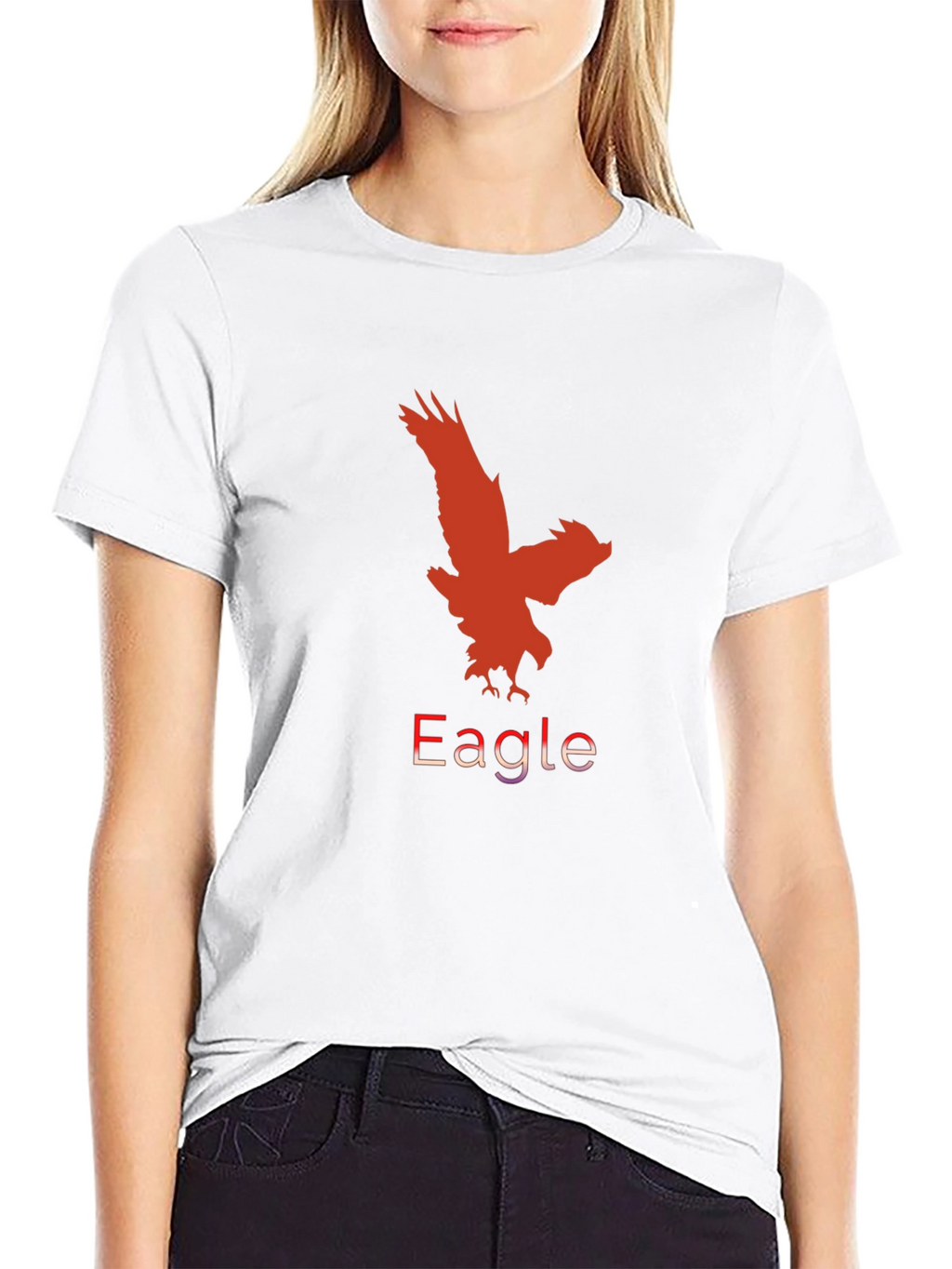 Black Eagle Graphic Tee for Men
