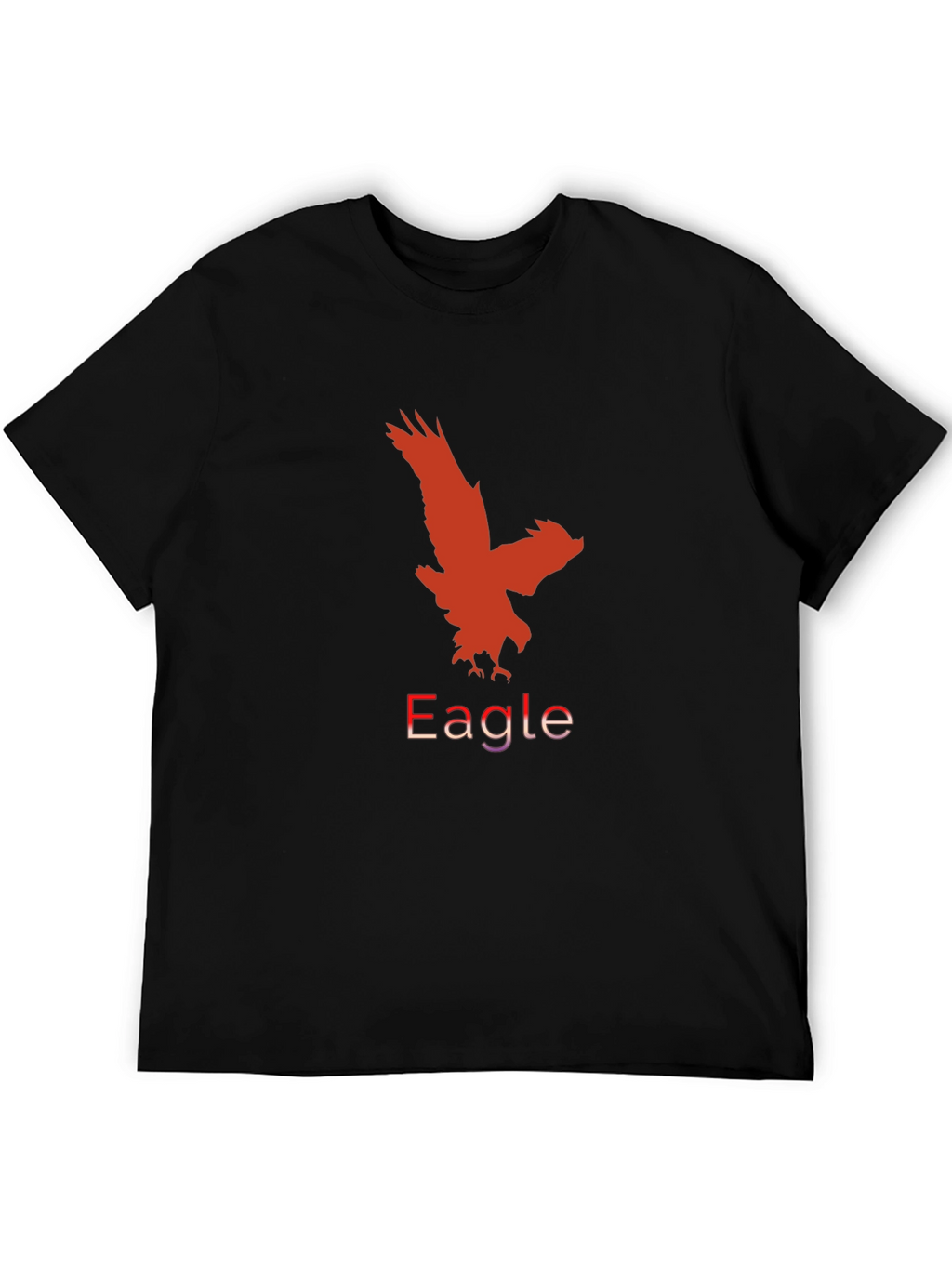 Black Eagle Graphic Tee for Men