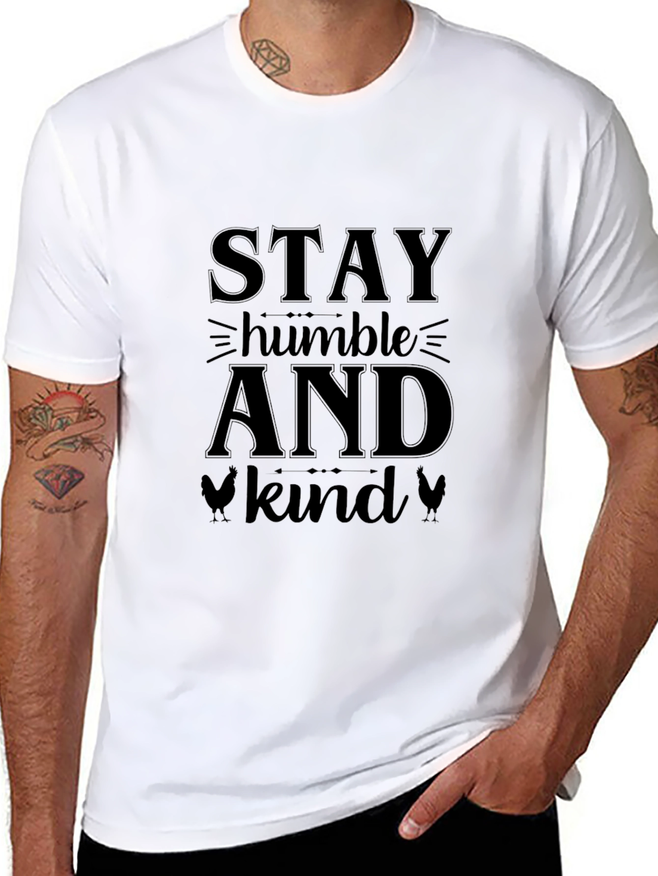 Stay Humble and Kind Black T-Shirt