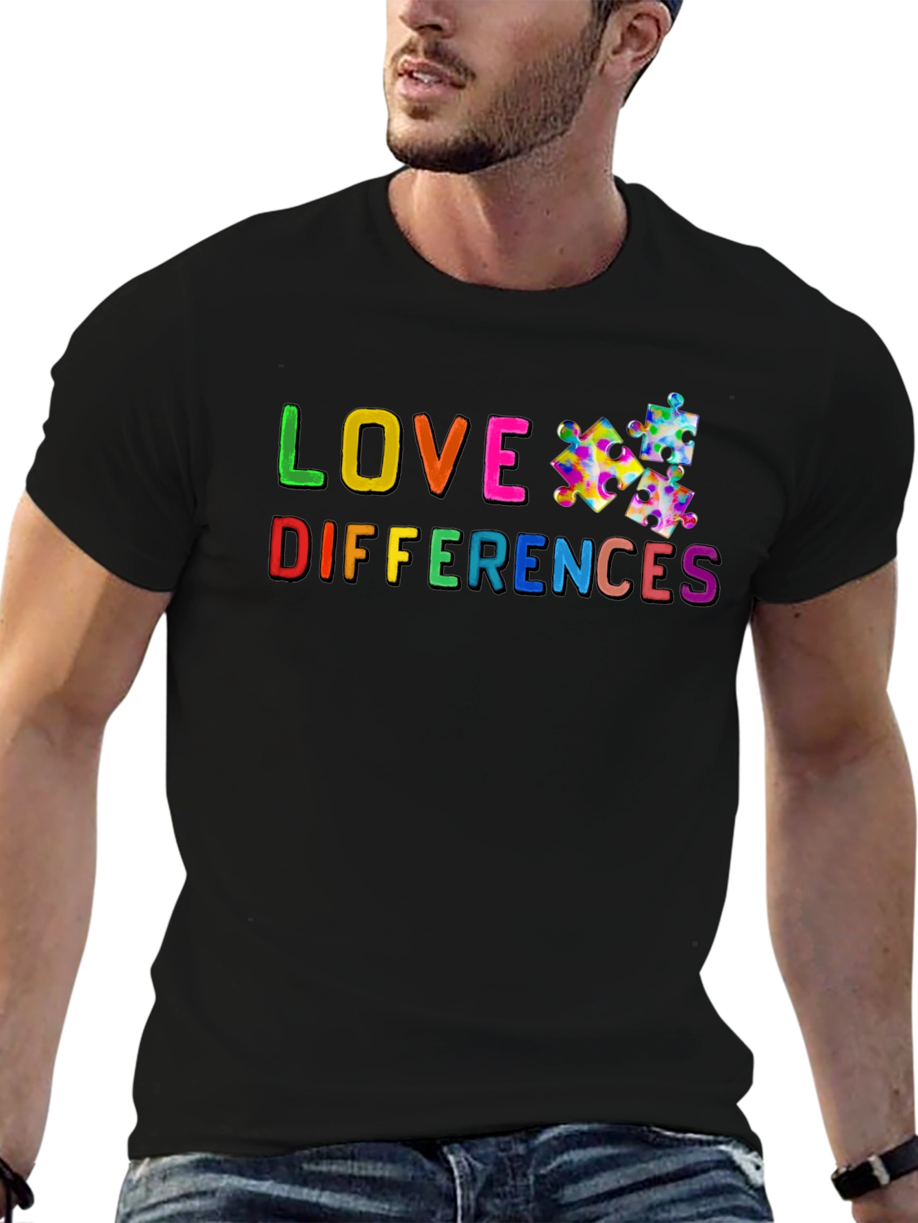 Love Differences Autism Awareness T-Shirt