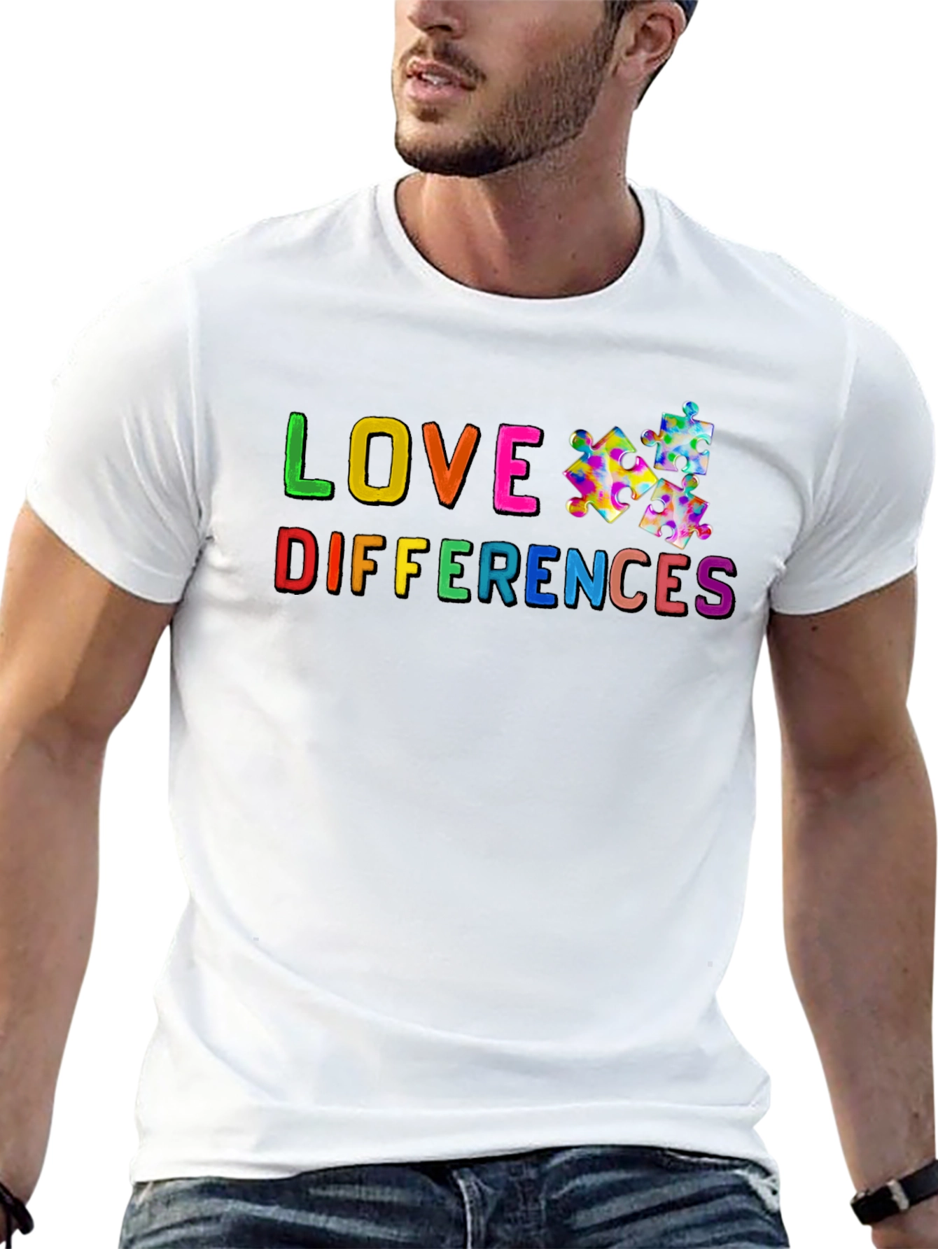 Love Differences Autism Awareness T-Shirt